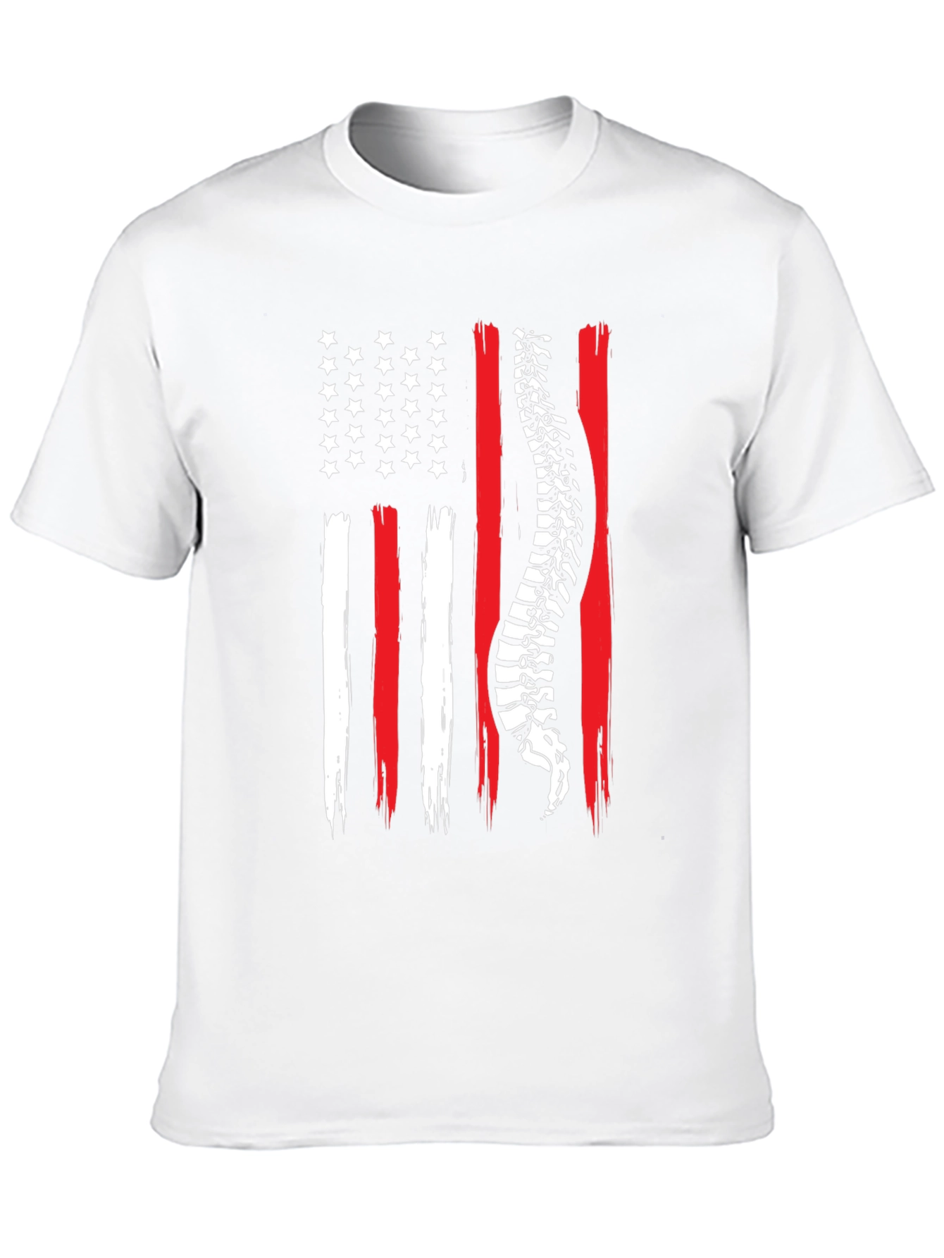 Chiropractor USA Flag T-Shirt