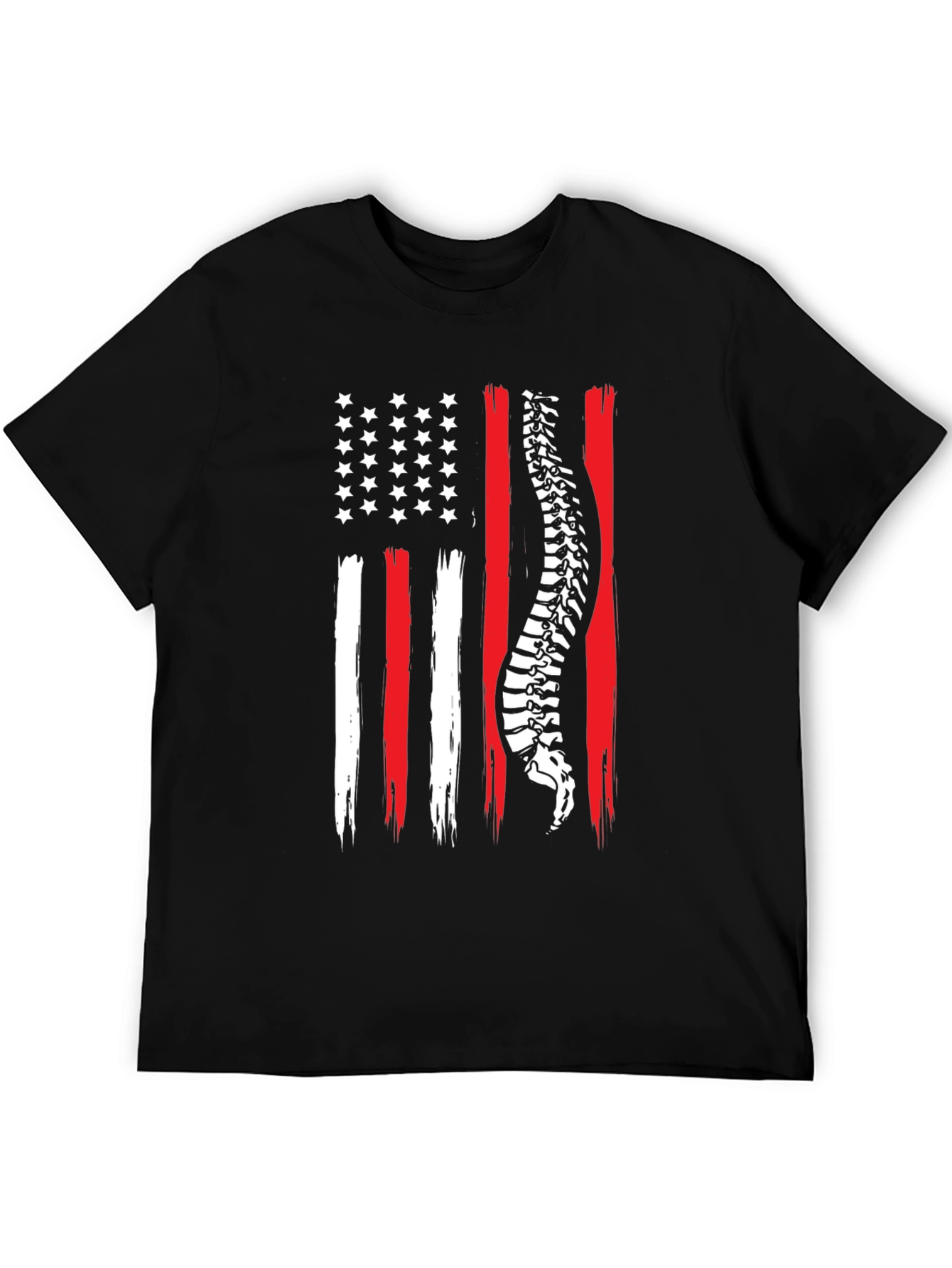 Chiropractor USA Flag T-Shirt
