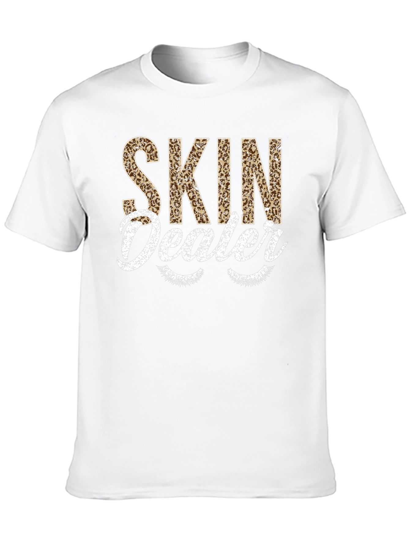 Skin Dealer Leopard Print Graphic T-Shirt
