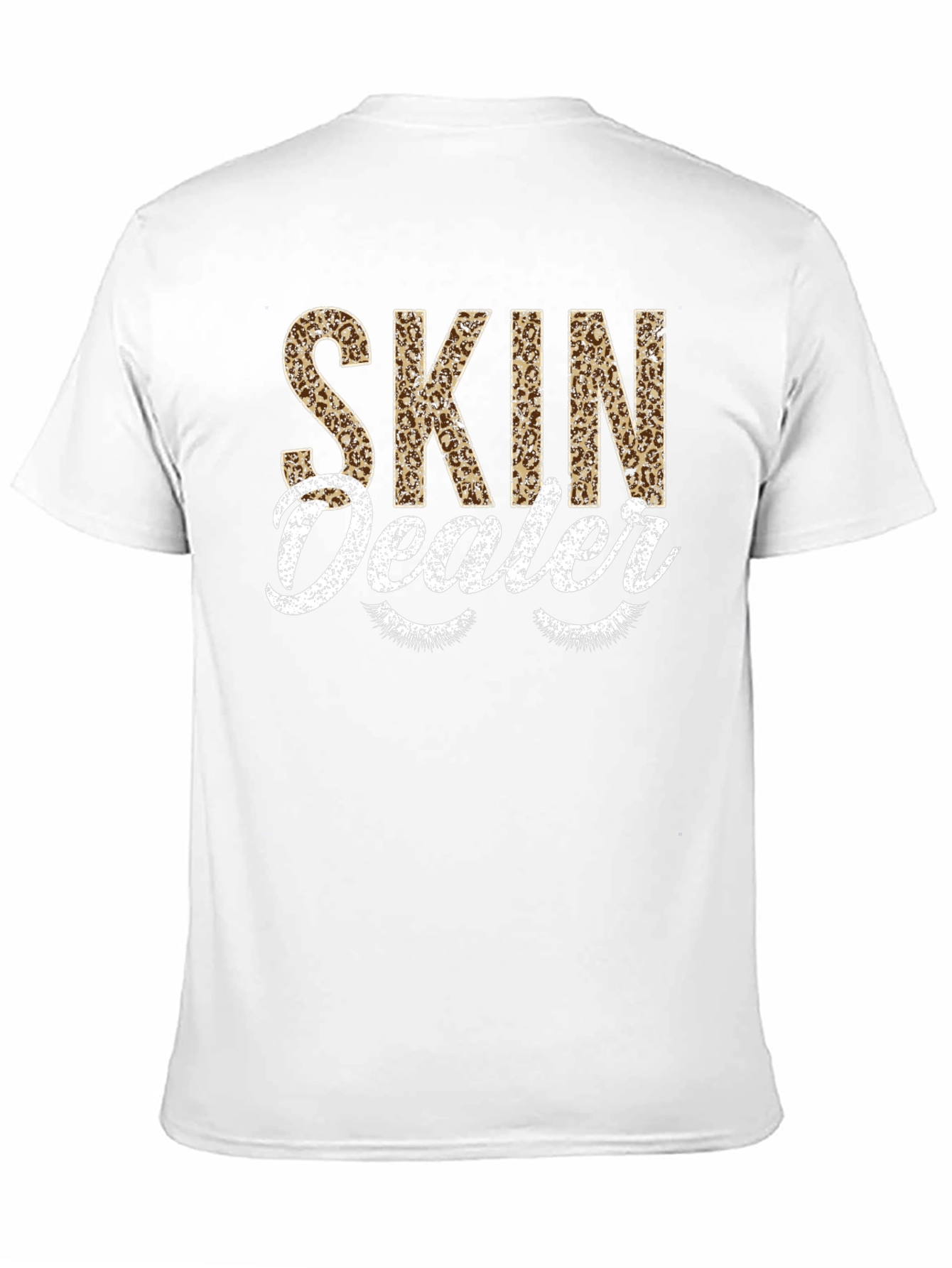 Skin Dealer Leopard Print Graphic T-Shirt