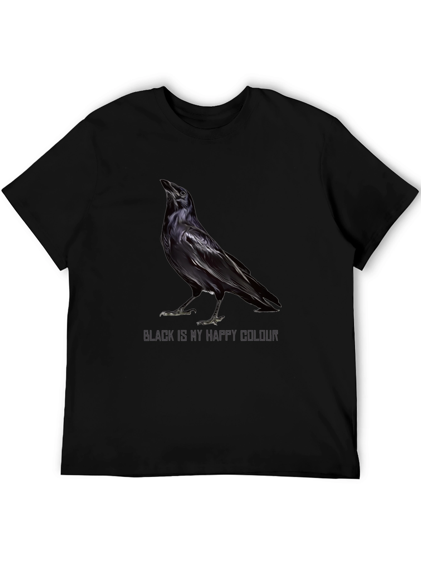 Raven Black is My Happy Colour T-Shirt