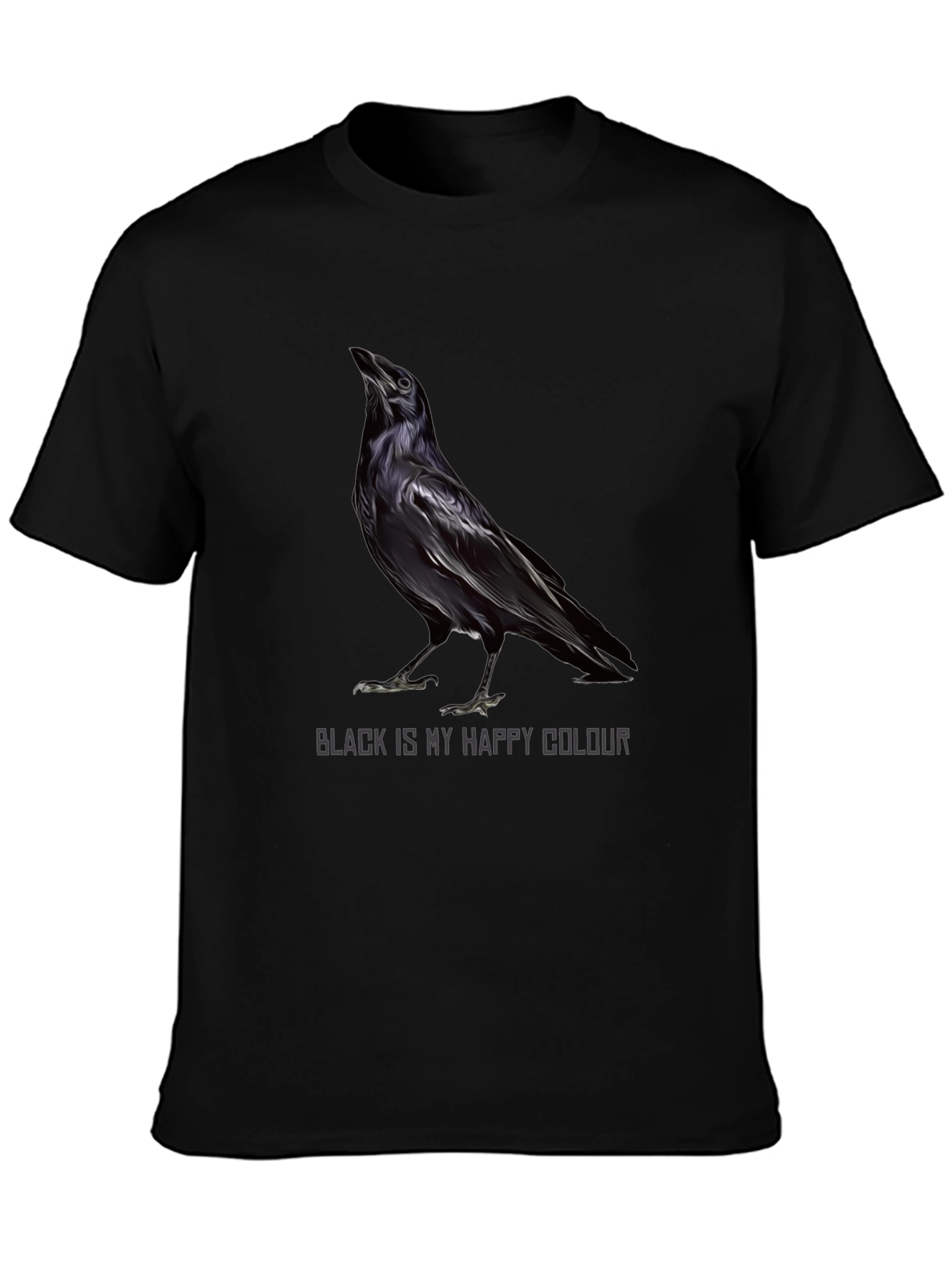 Raven Black is My Happy Colour T-Shirt