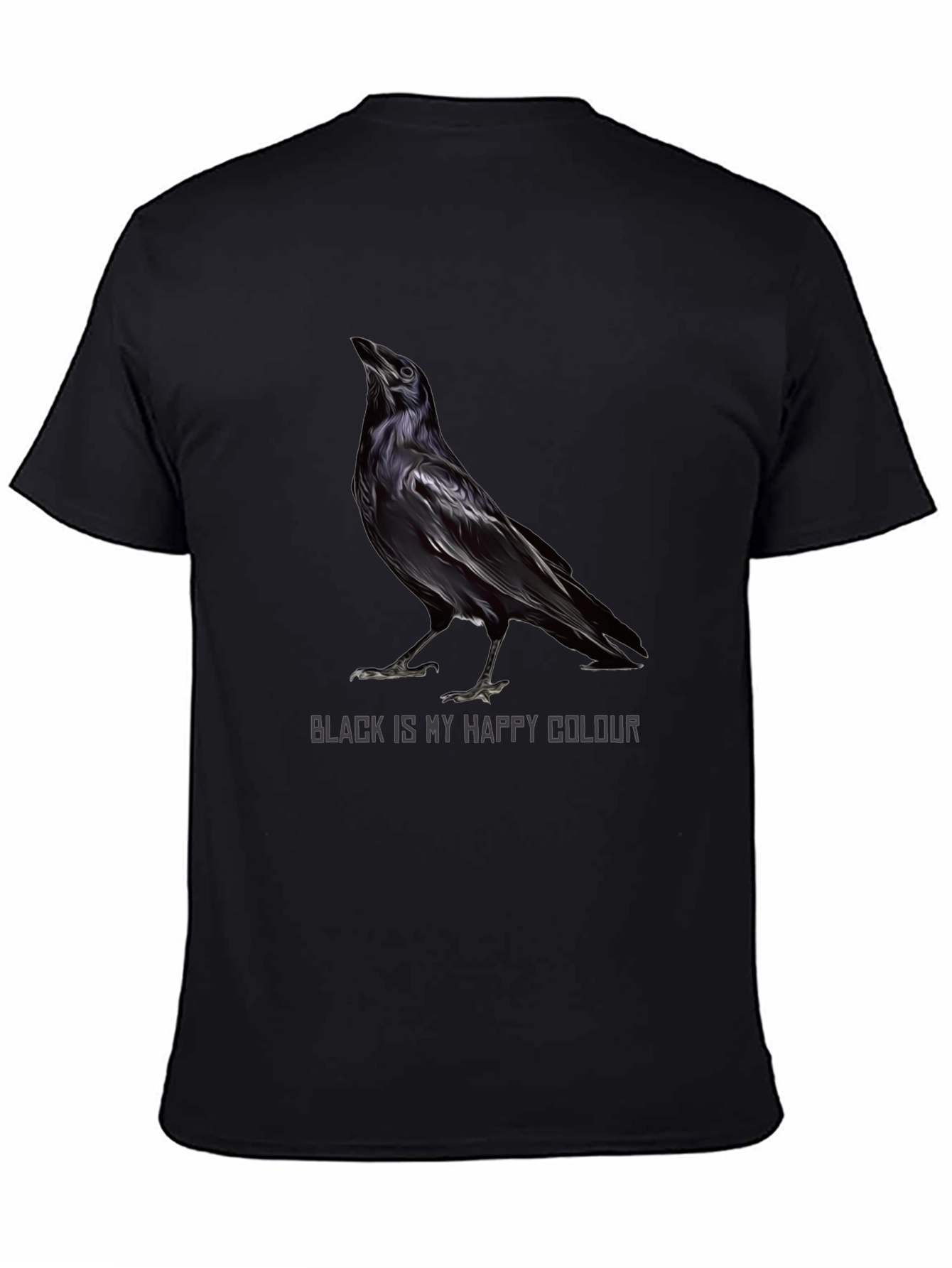 Raven Black is My Happy Colour T-Shirt