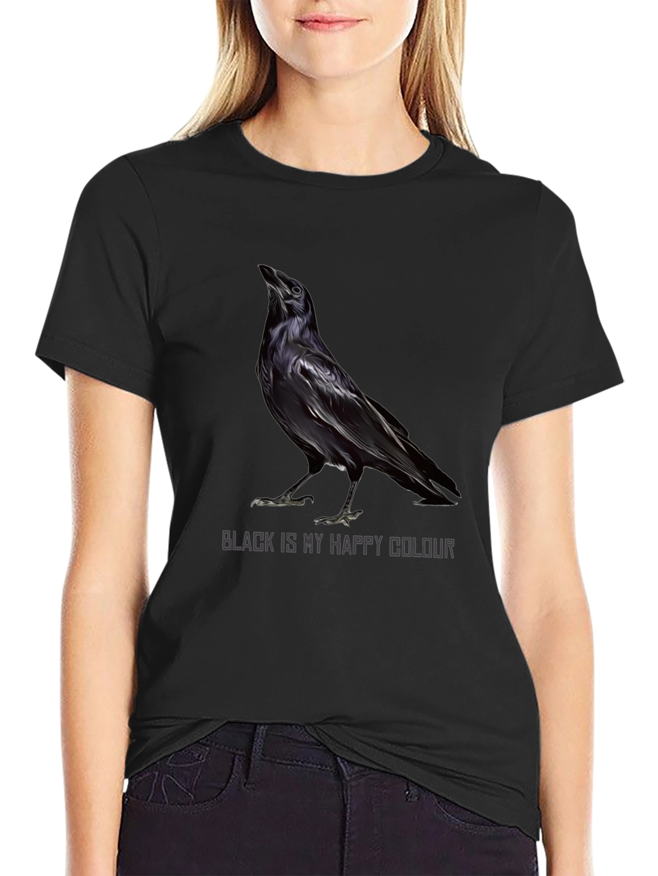 Raven Black is My Happy Colour T-Shirt