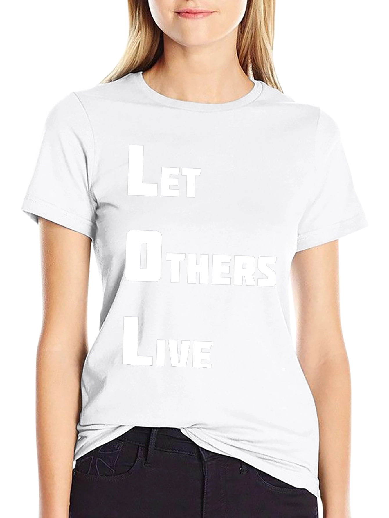 Let Others Live T-Shirt - Black Graphic Tee