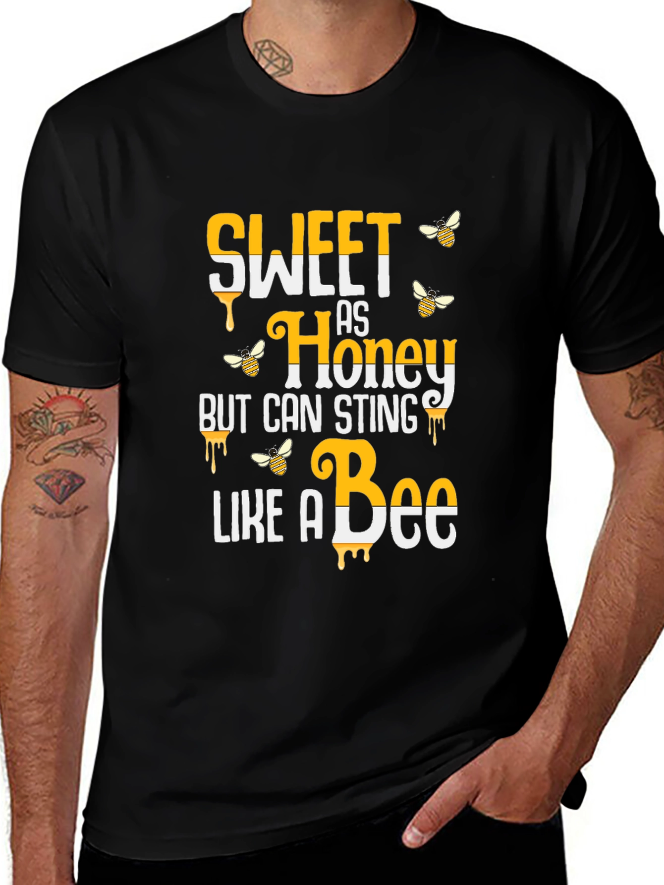 Sweet as Honey Bee Graphic T-Shirt