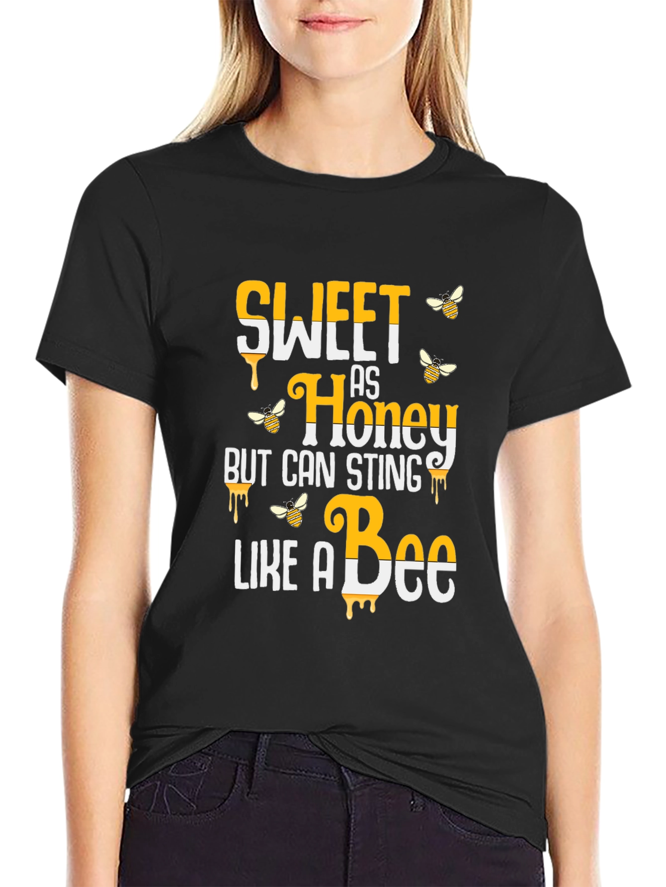Sweet as Honey Bee Graphic T-Shirt