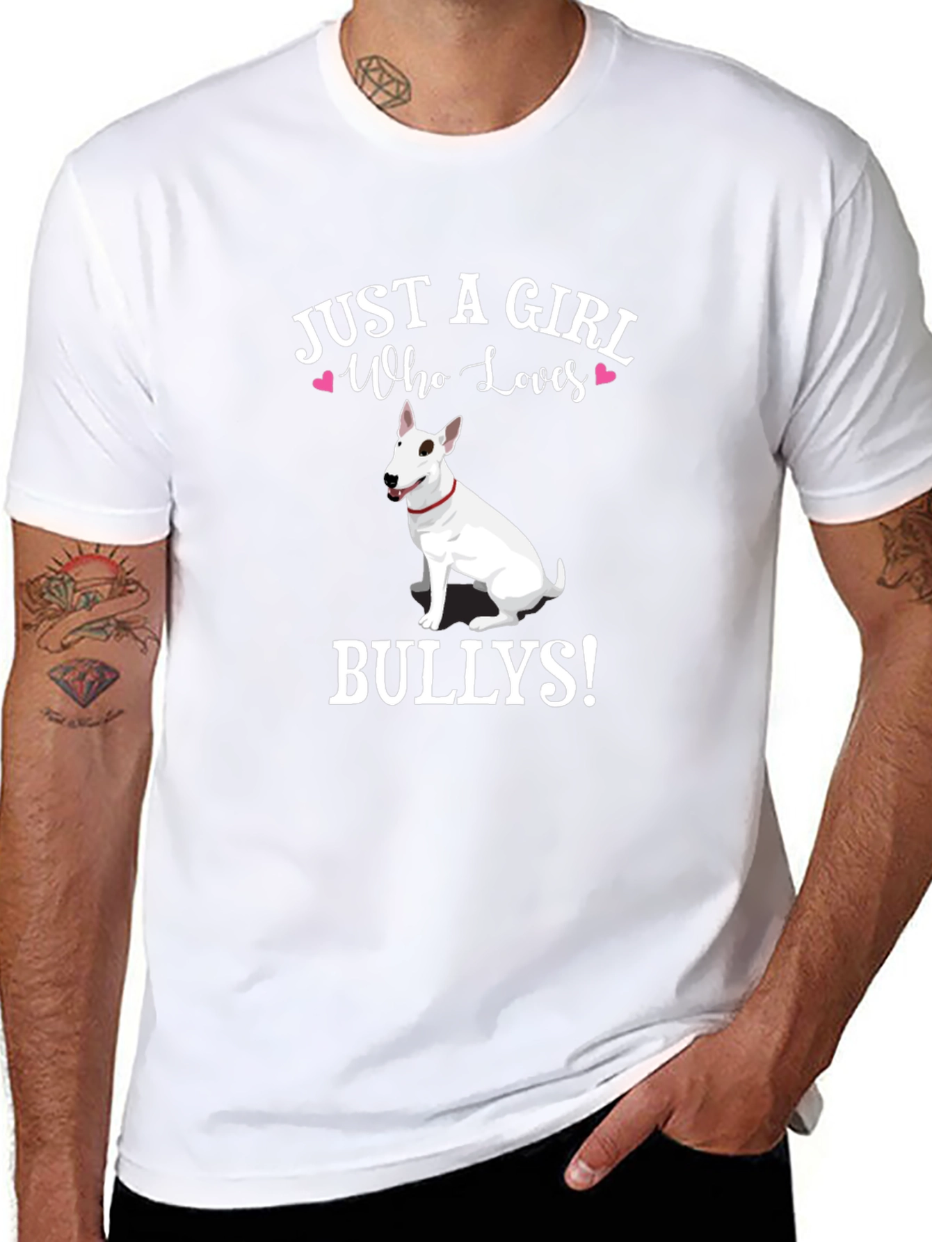 Just A Girl Who Loves Bullies T-Shirt