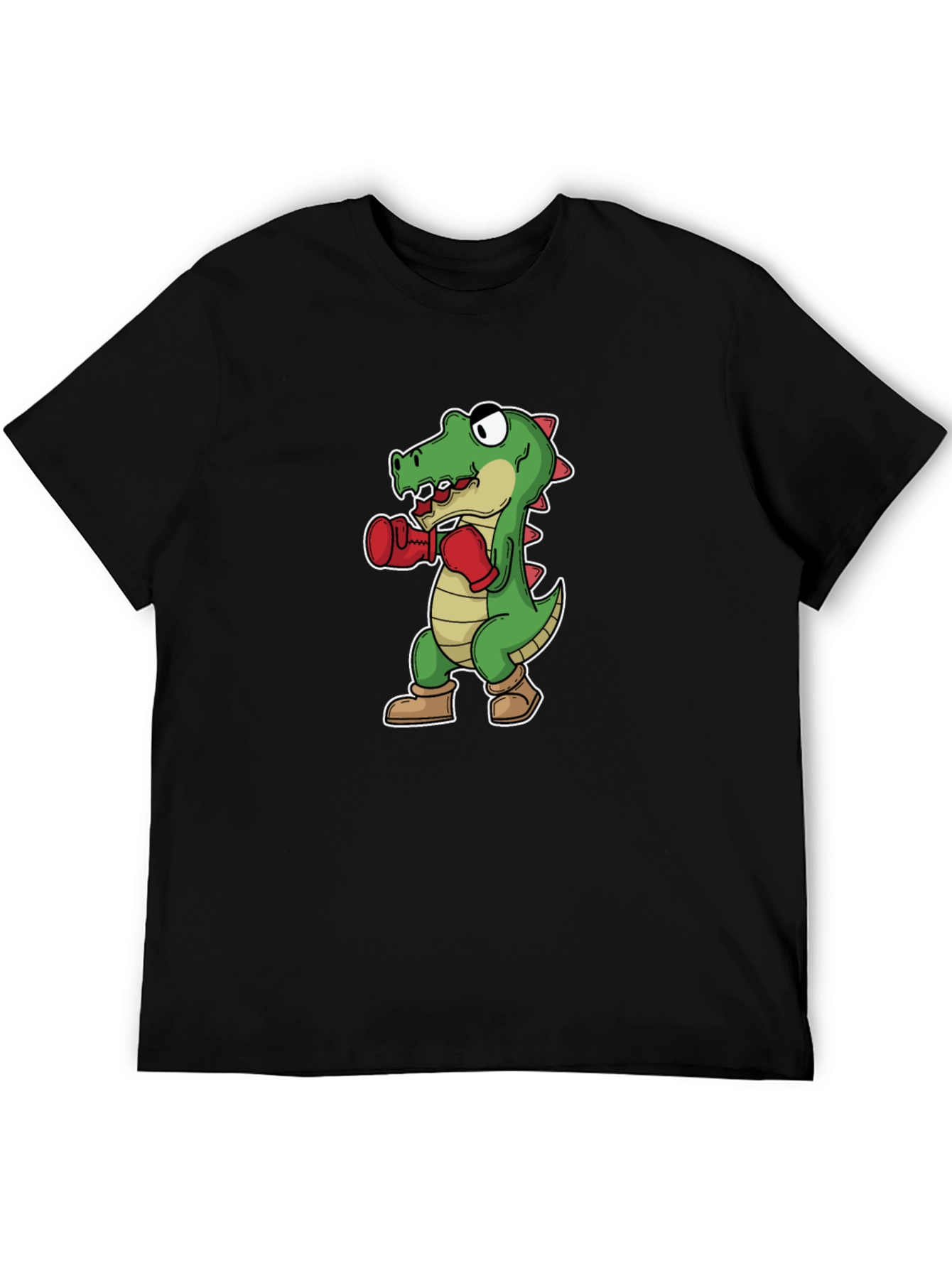 Funny Boxing Alligator Graphic T-Shirt