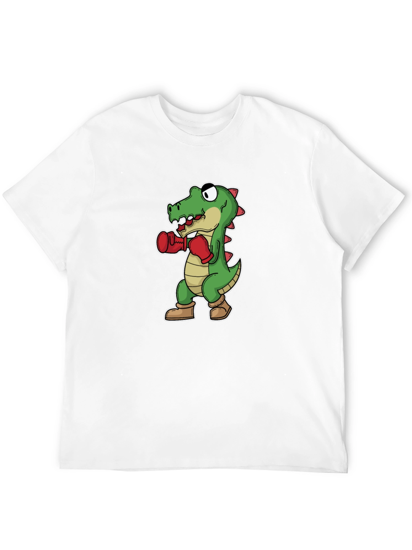 Funny Boxing Alligator Graphic T-Shirt
