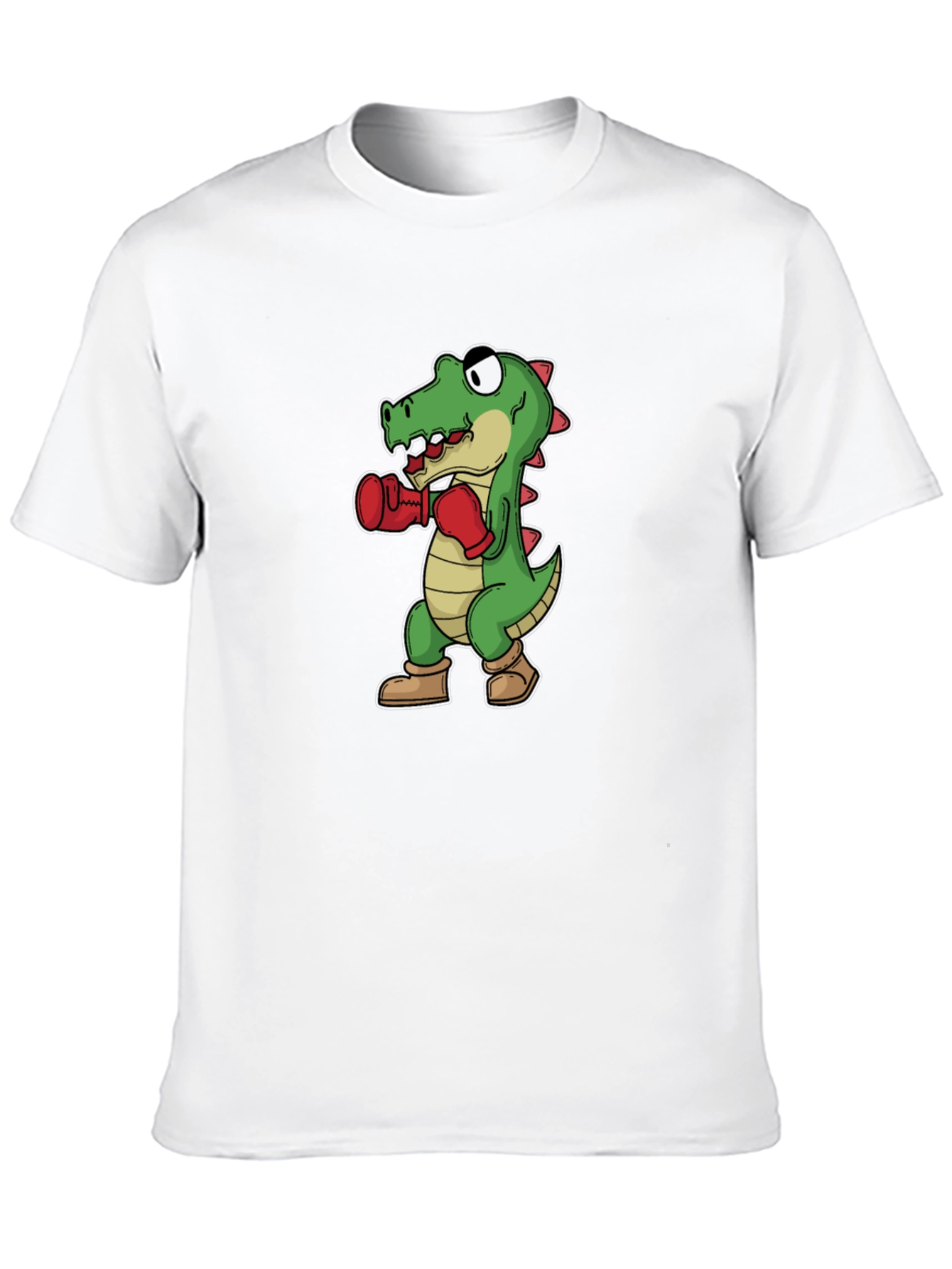 Funny Boxing Alligator Graphic T-Shirt