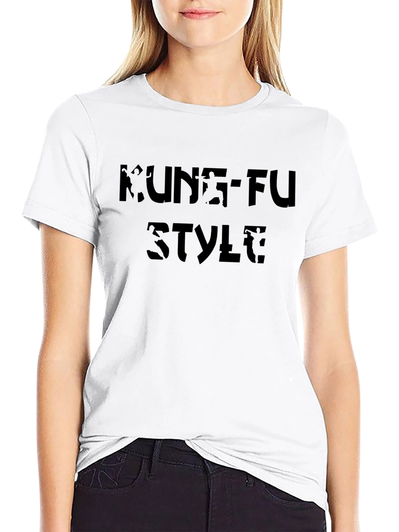 Kung-Fu Style Graphic Tee - Martial Arts Inspired T-Shirt