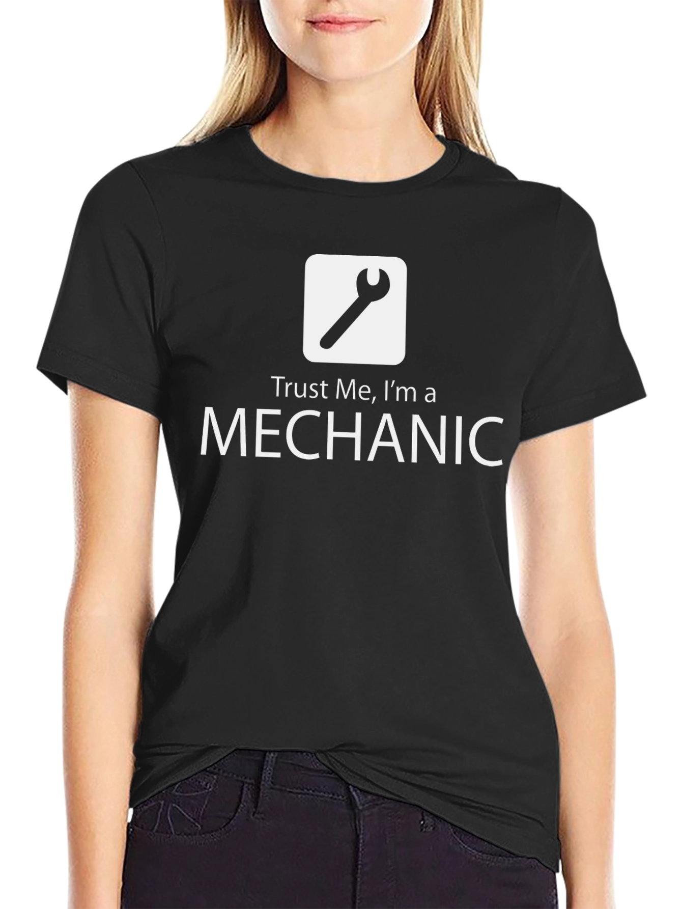 Trust Me Im A Mechanic T-Shirt - Black