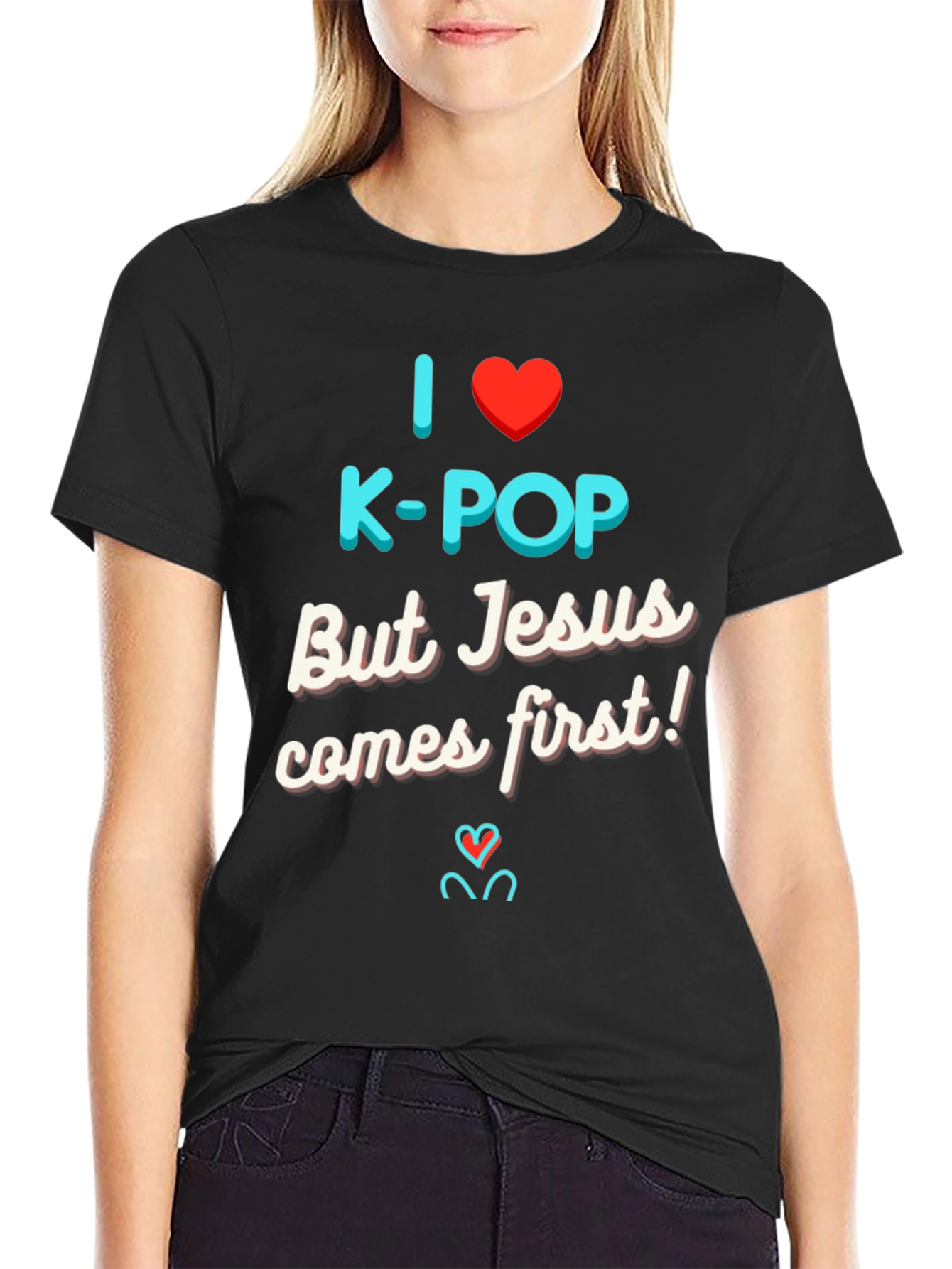 I Love K-Pop But Jesus T-Shirt