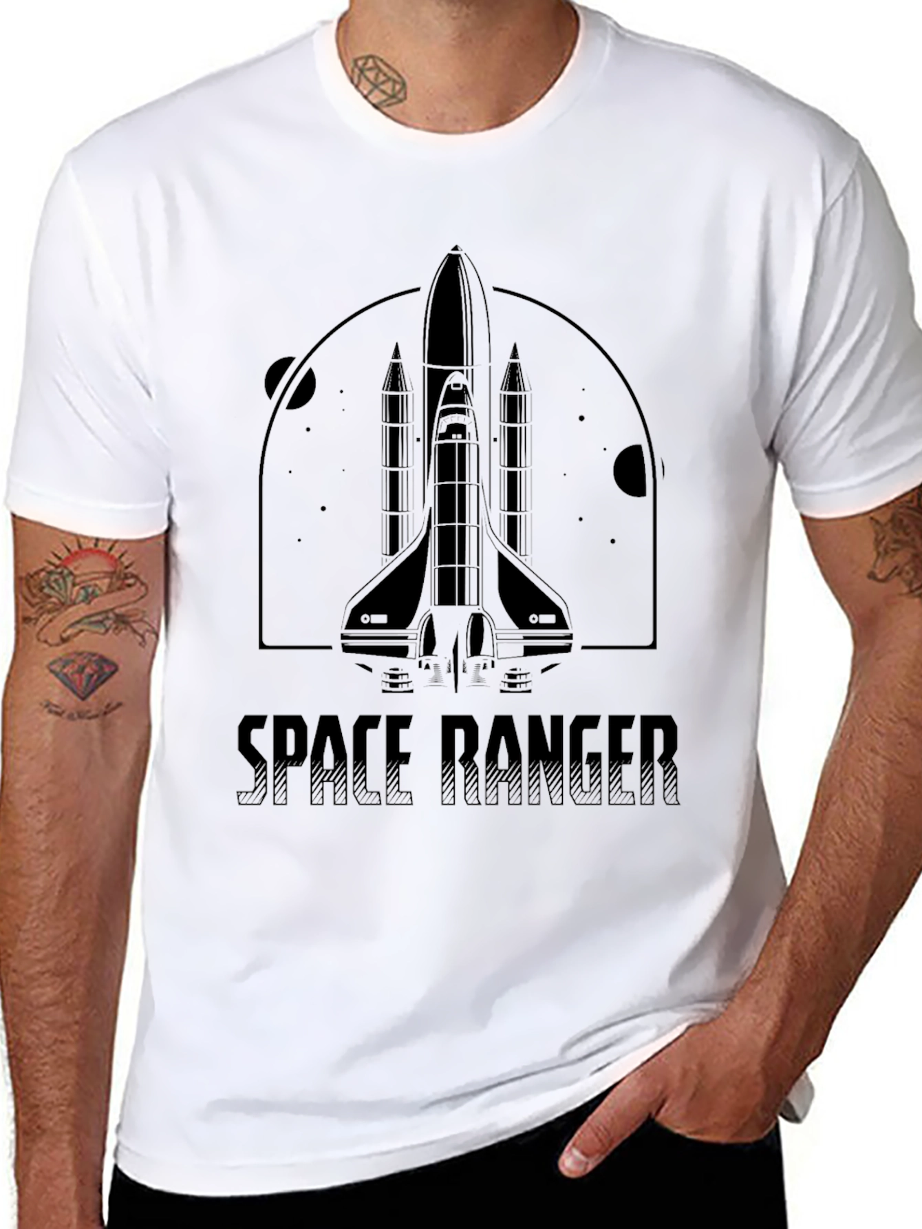 Space Ranger Graphic T-Shirt - Sci-Fi Tee