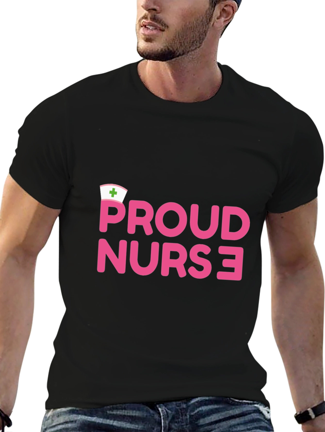 Proud Nurse Graphic Tee - Comfortable & Stylish