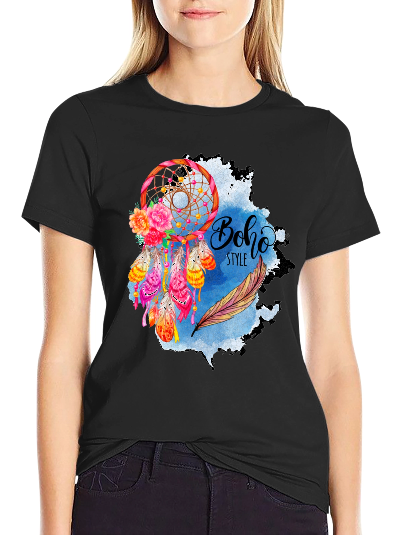 Boho Dreamcatcher Style Tee