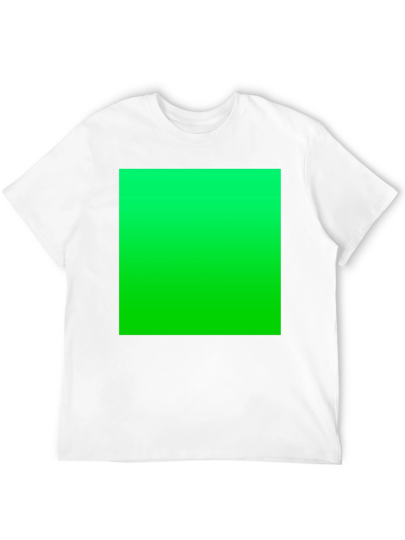 Black T-Shirt with Vibrant Green Graphic