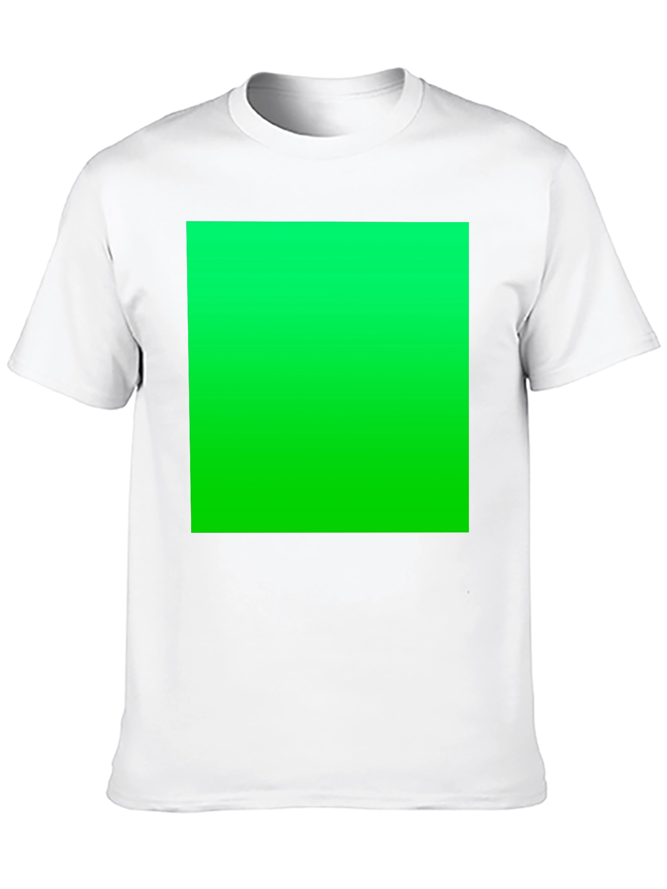 Black T-Shirt with Vibrant Green Graphic