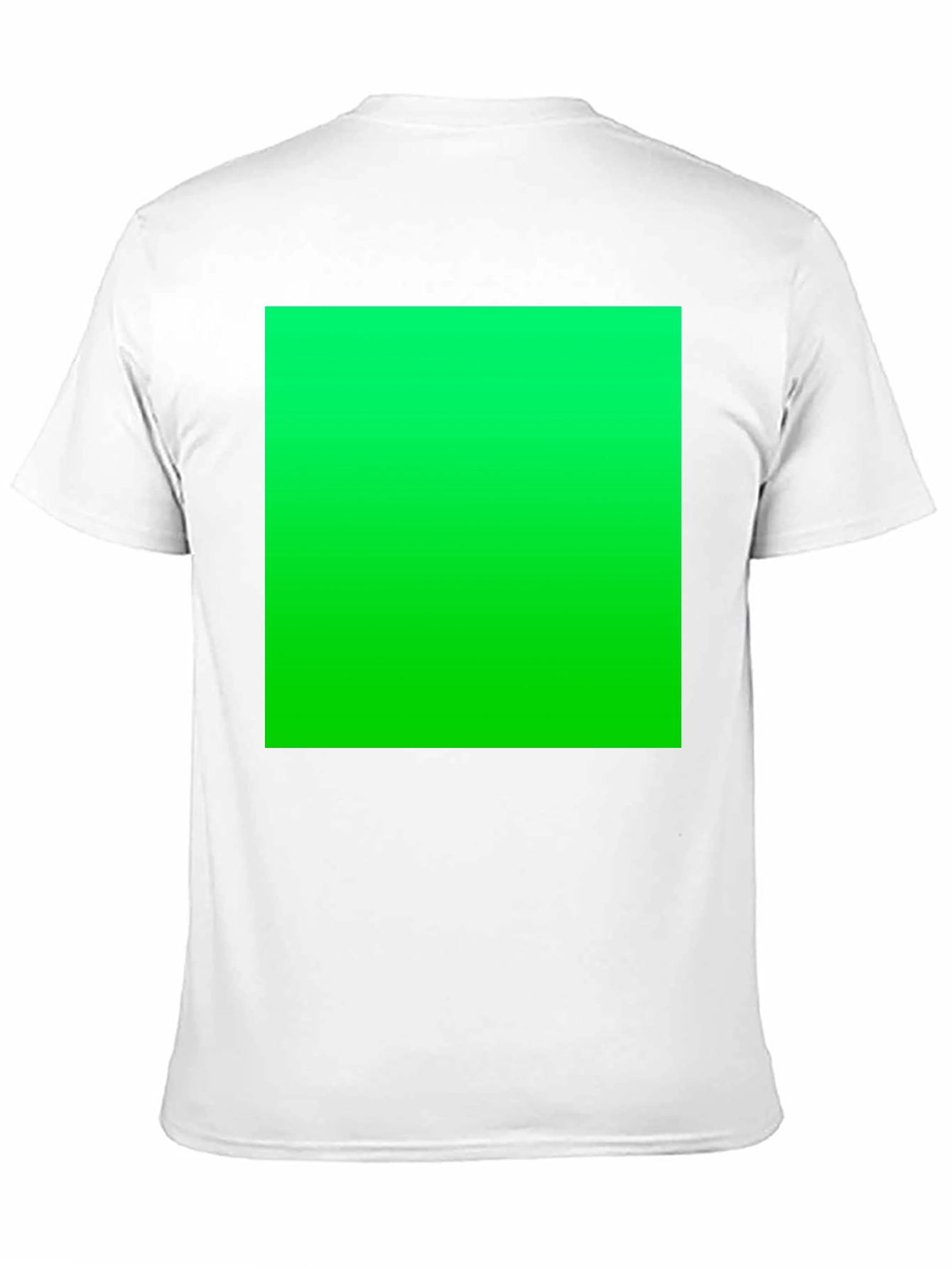 Black T-Shirt with Vibrant Green Graphic