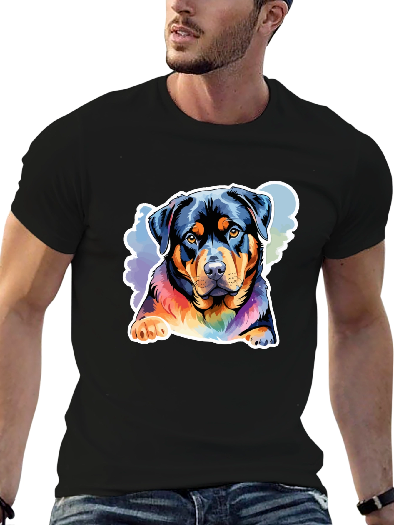 Rottweiler Dog Graphic T-Shirt - Stylish & Unique