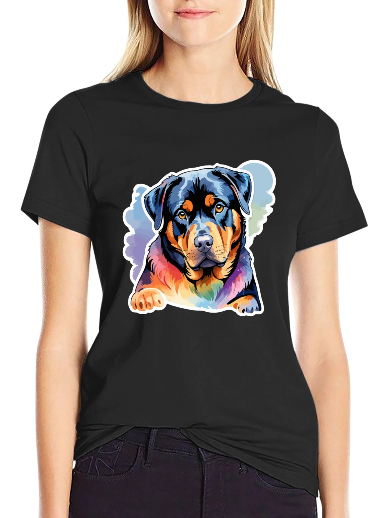 Rottweiler Dog Graphic T-Shirt - Stylish & Unique