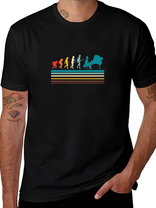 Evolution of Music T-Shirt - Black Tee