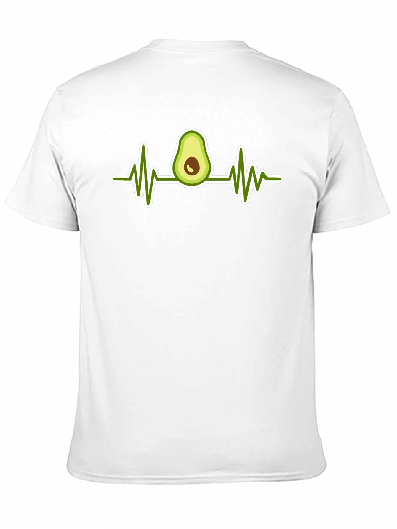Avocado Heartbeat T-Shirt - Healthy Lifestyle Tee