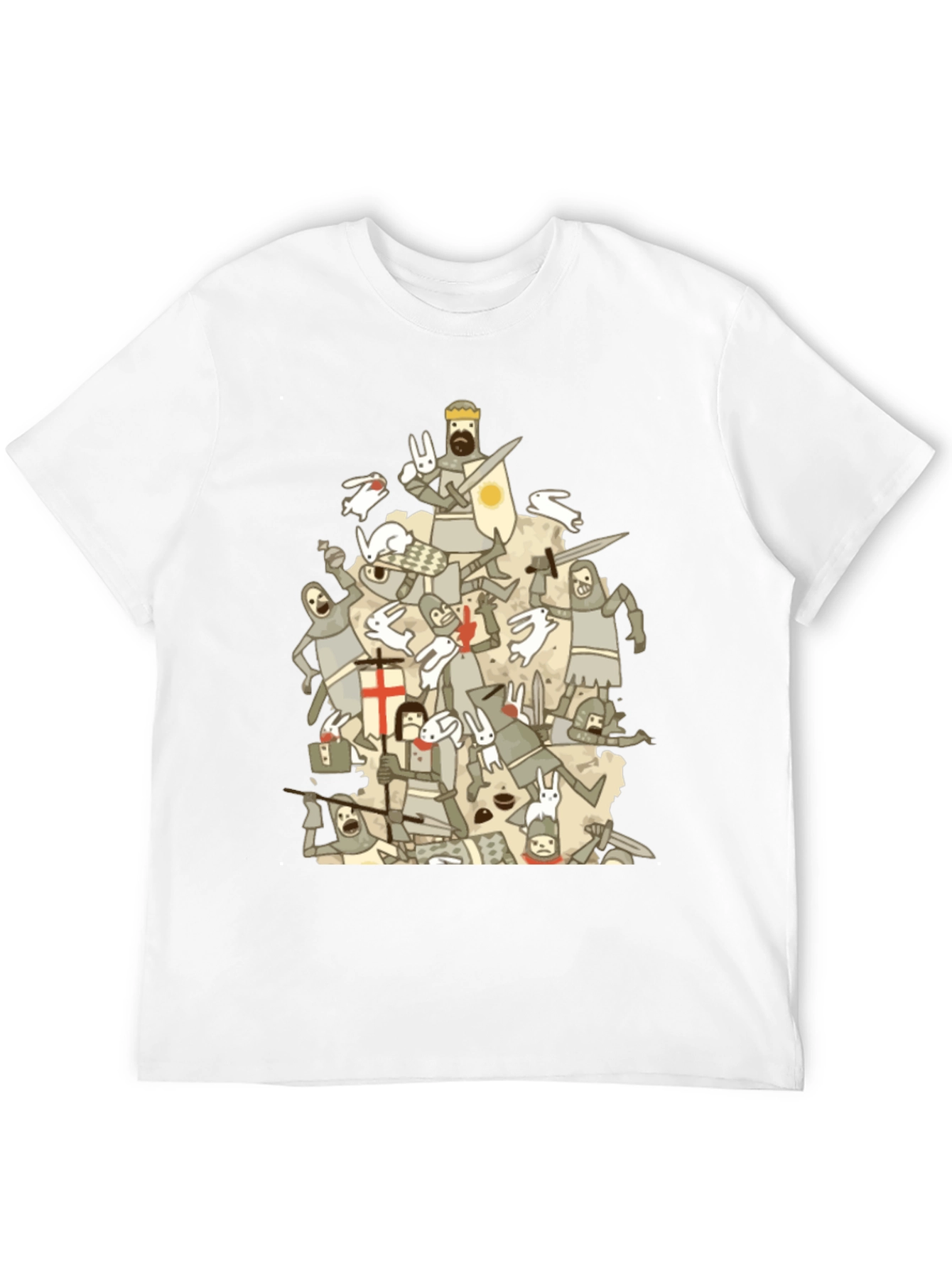 Monty Python Holy Grail T-Shirt Funny Knights Rabbits
