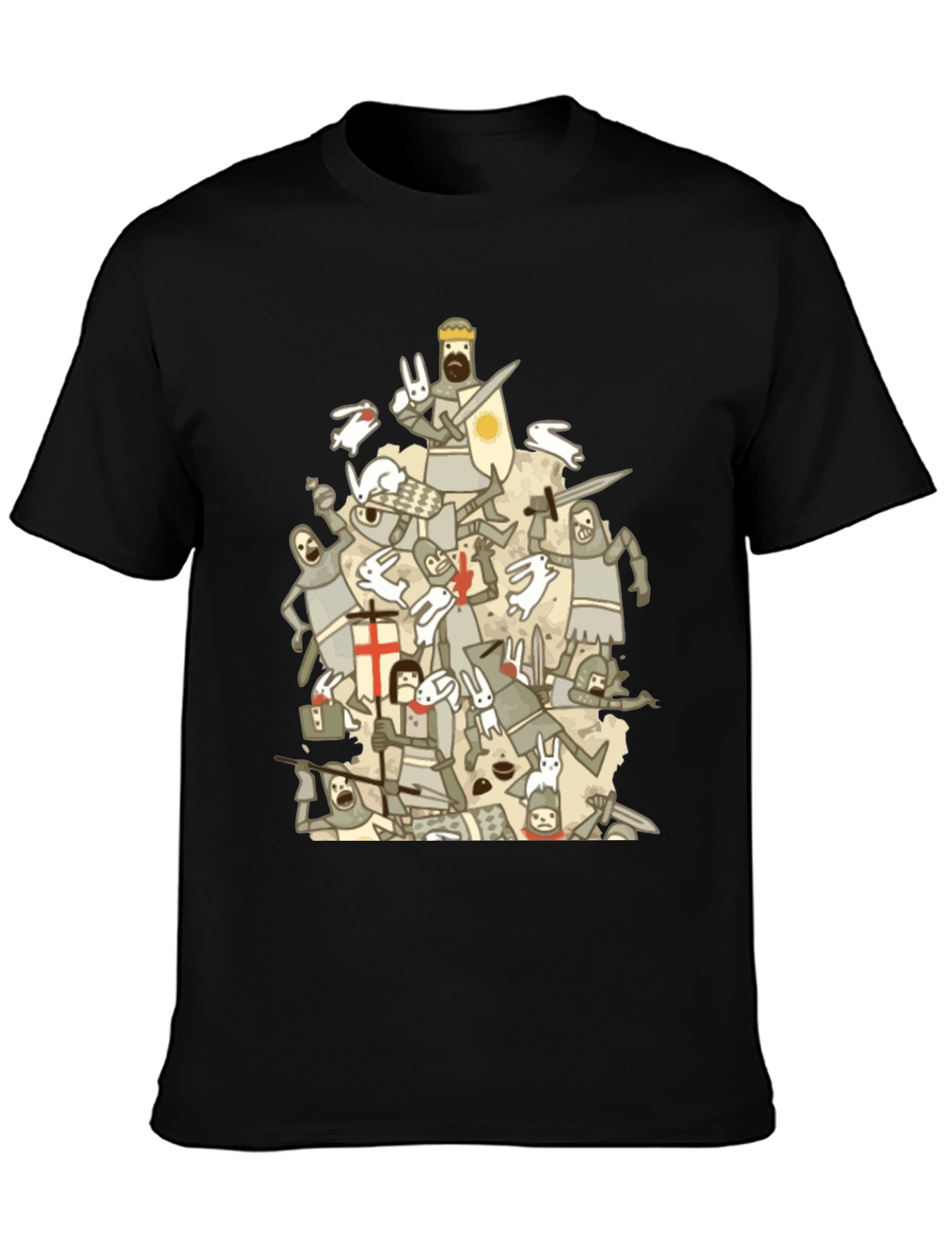 Monty Python Holy Grail T-Shirt Funny Knights Rabbits