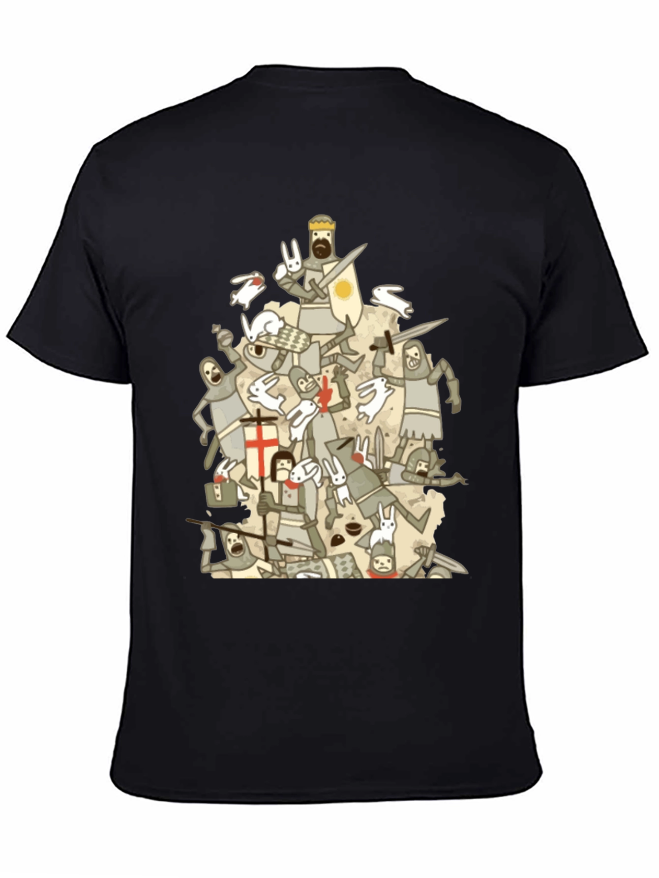Monty Python Holy Grail T-Shirt Funny Knights Rabbits