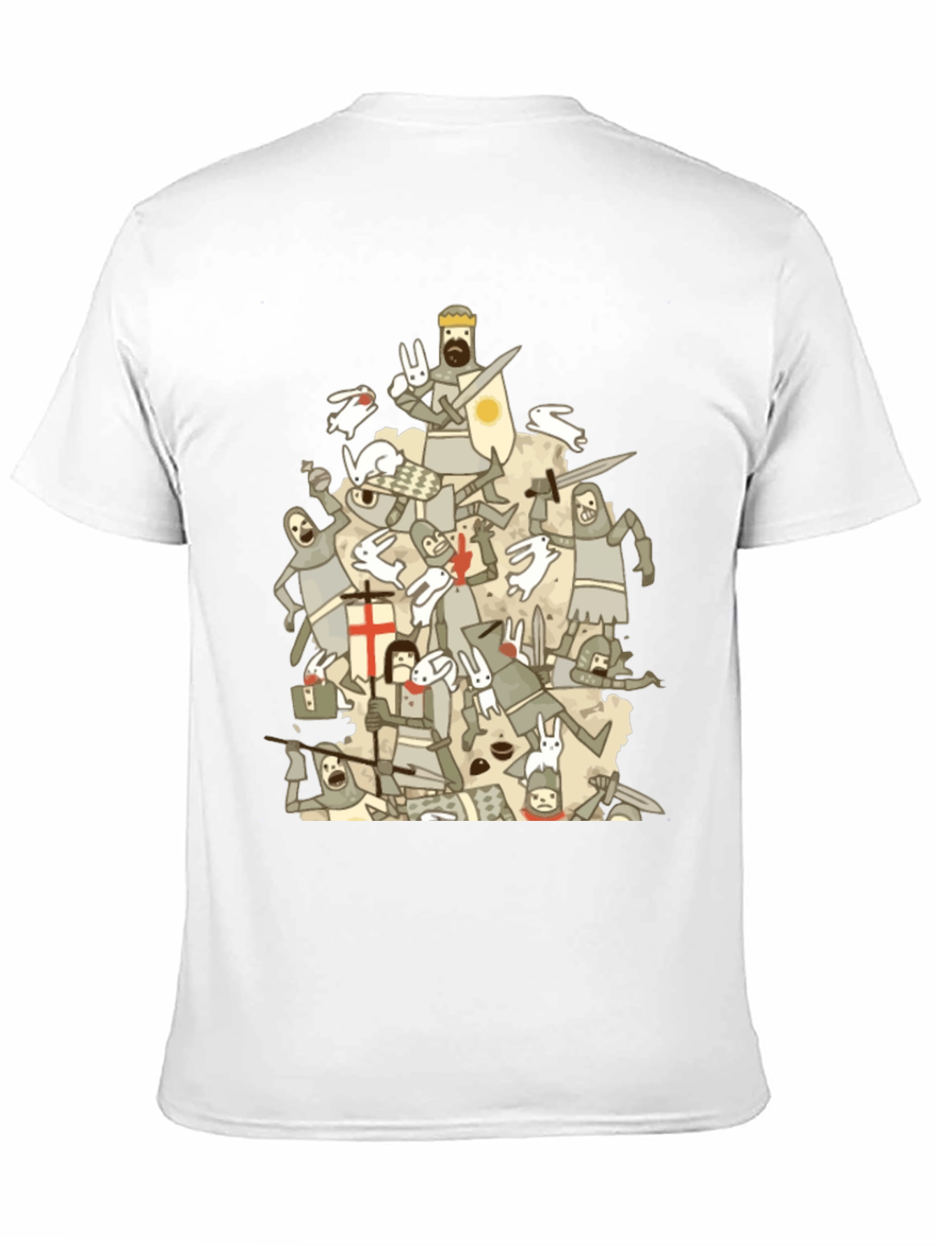Monty Python Holy Grail T-Shirt Funny Knights Rabbits
