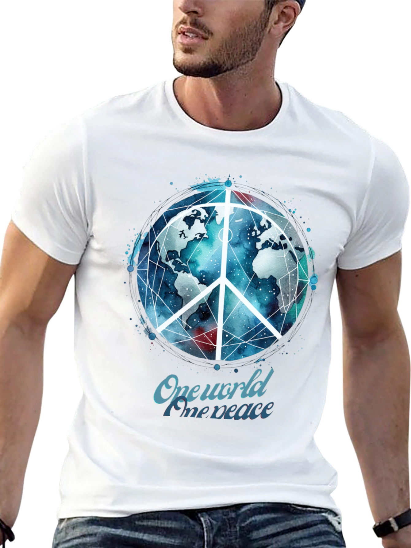 One World Peace Graphic T-Shirt