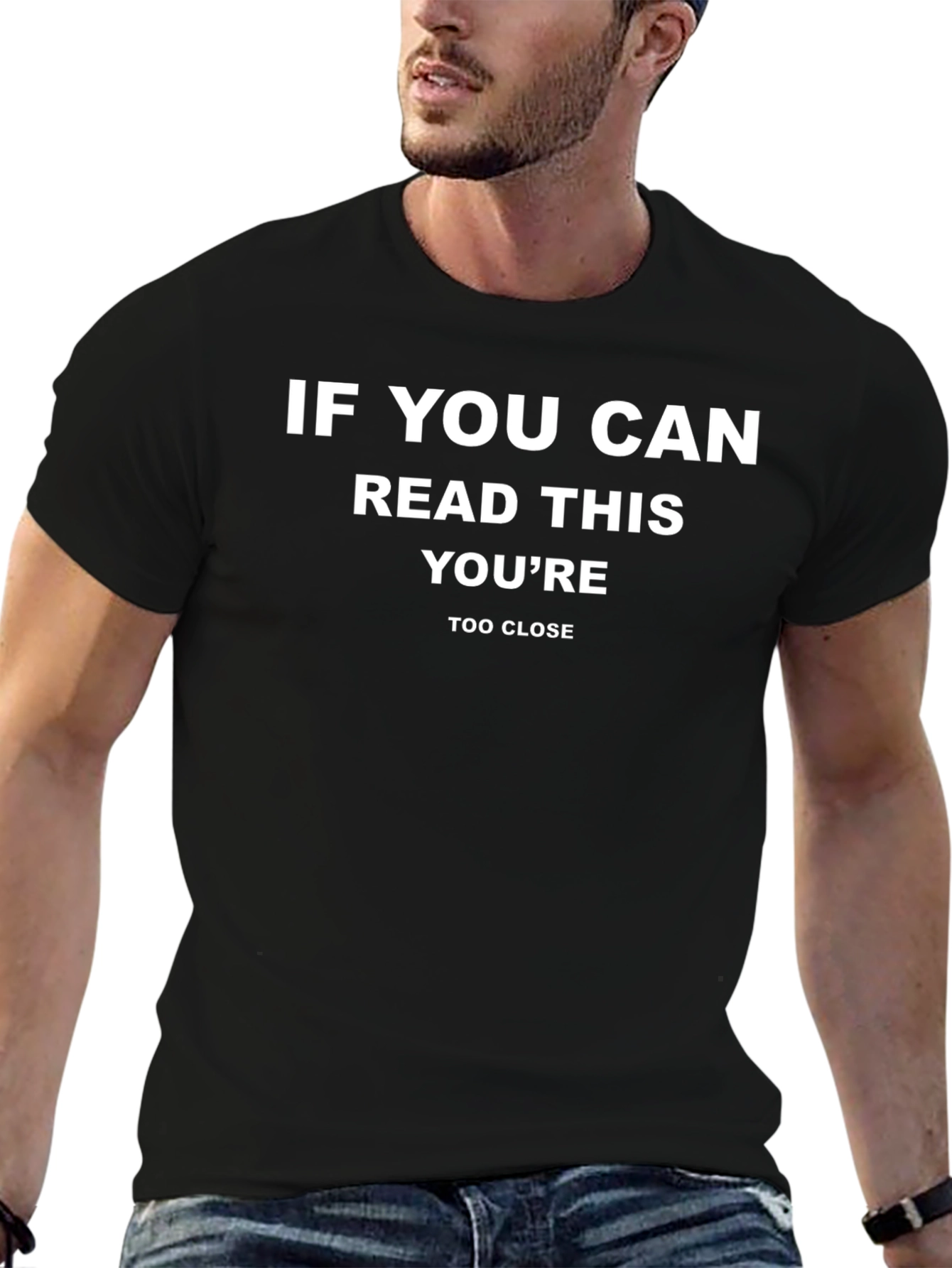 Funny Too Close Graphic Tee - Social Distancing Shirt