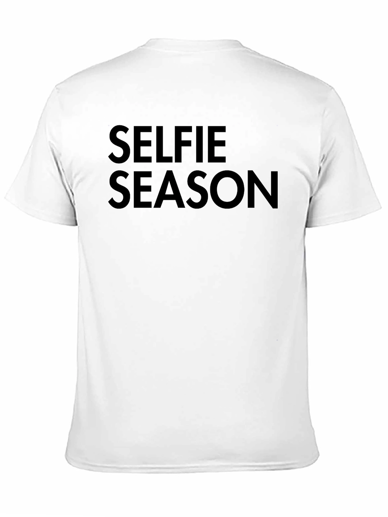 Selfie Season Black Crew Neck T-Shirt