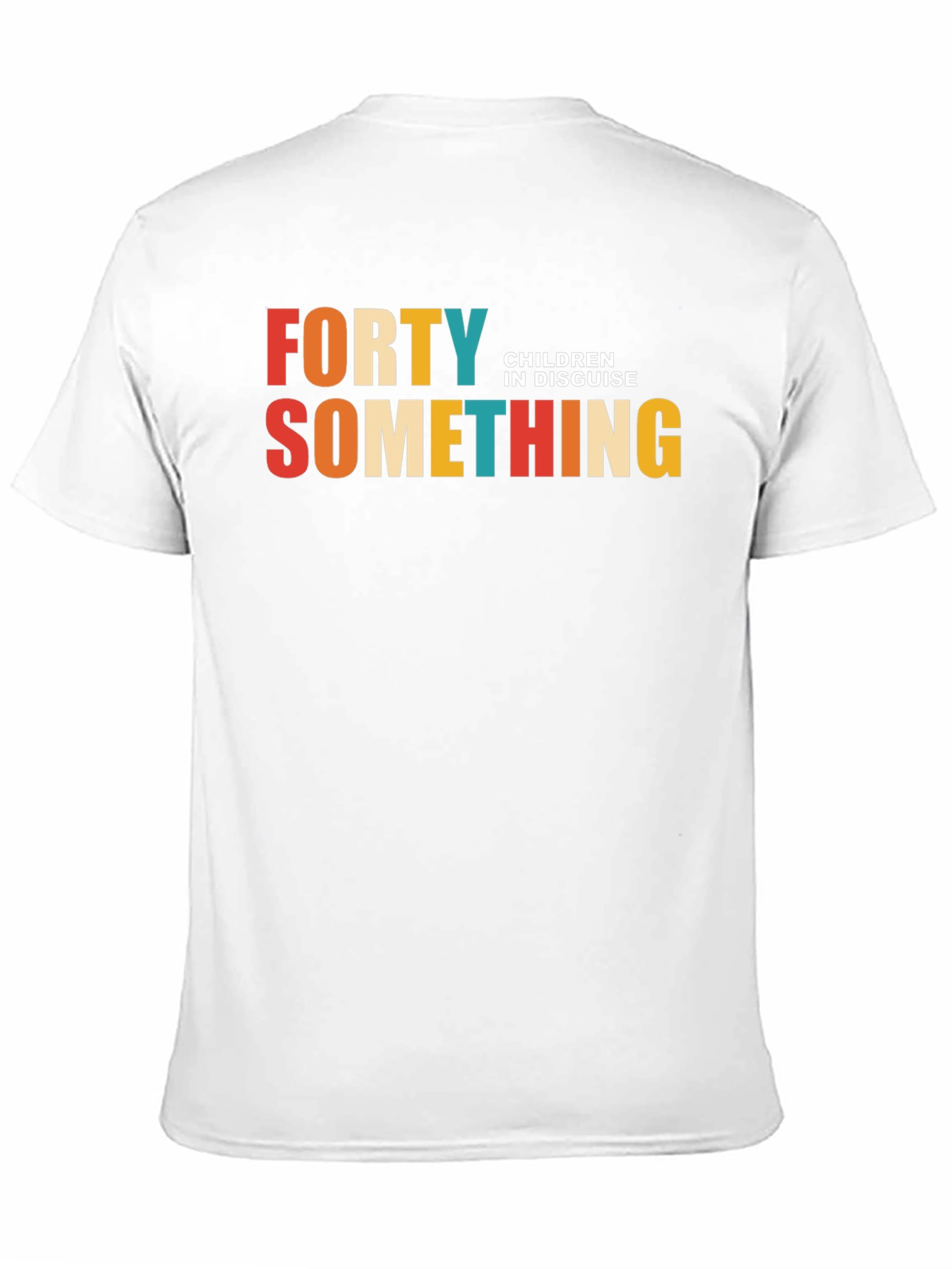 Forty Something Mens Black Graphic T-Shirt