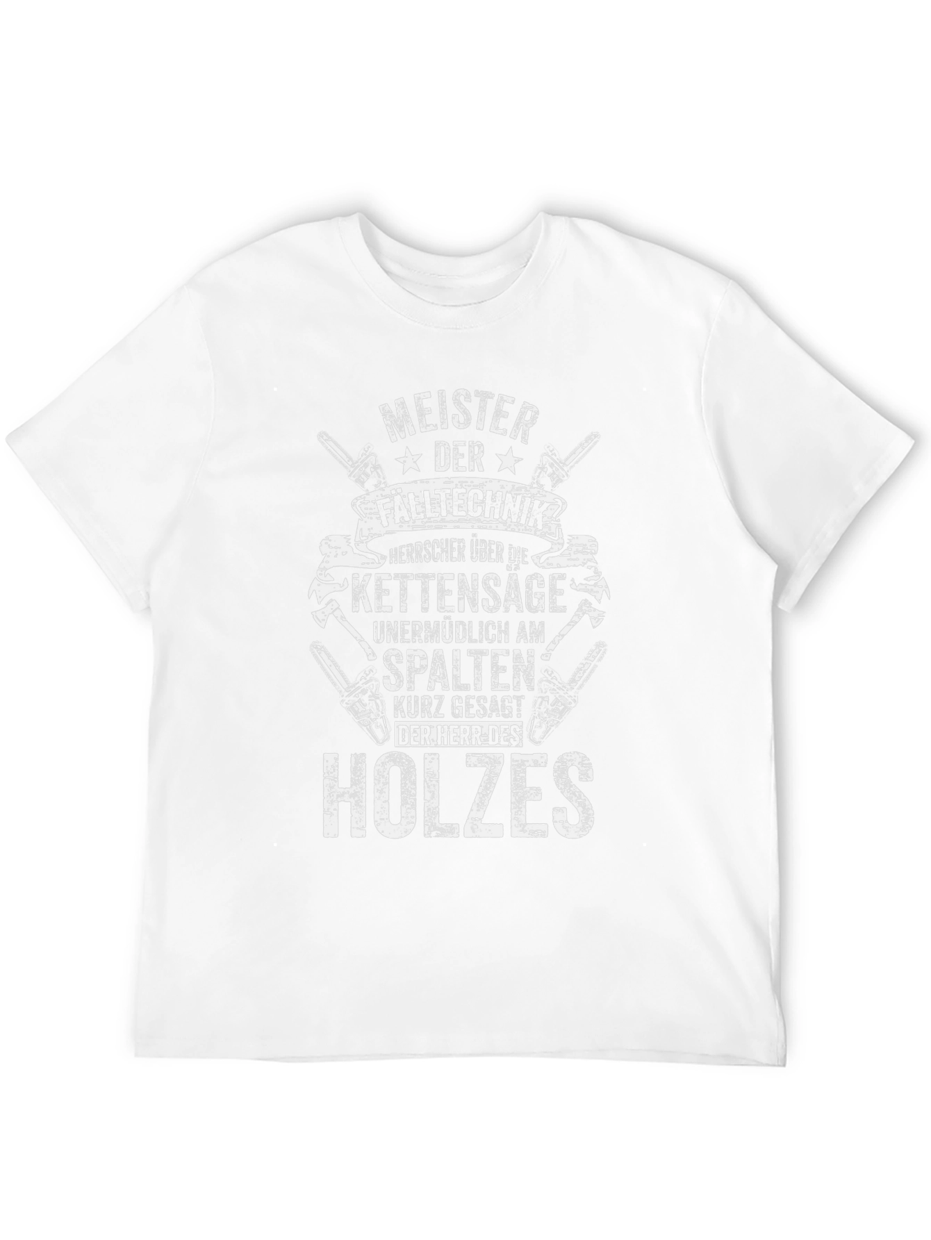 Meister der Falltechnik T-Shirt - Woodworker Tee
