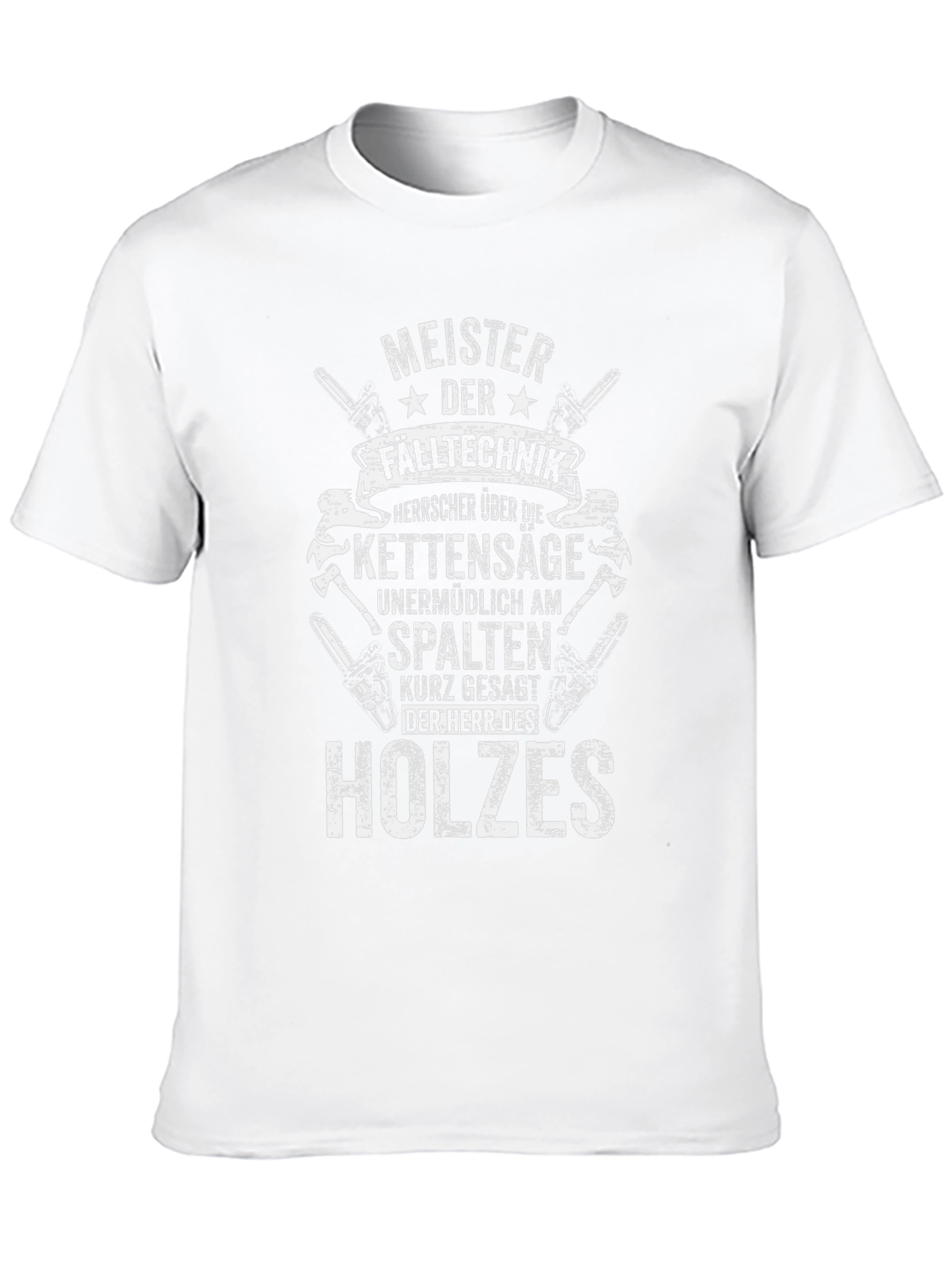 Meister der Falltechnik T-Shirt - Woodworker Tee