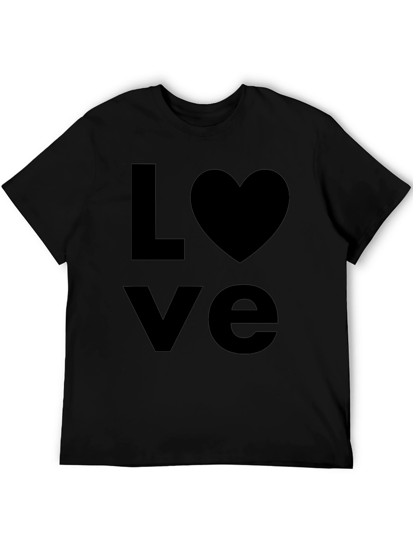 Love Graphic Black T-Shirt