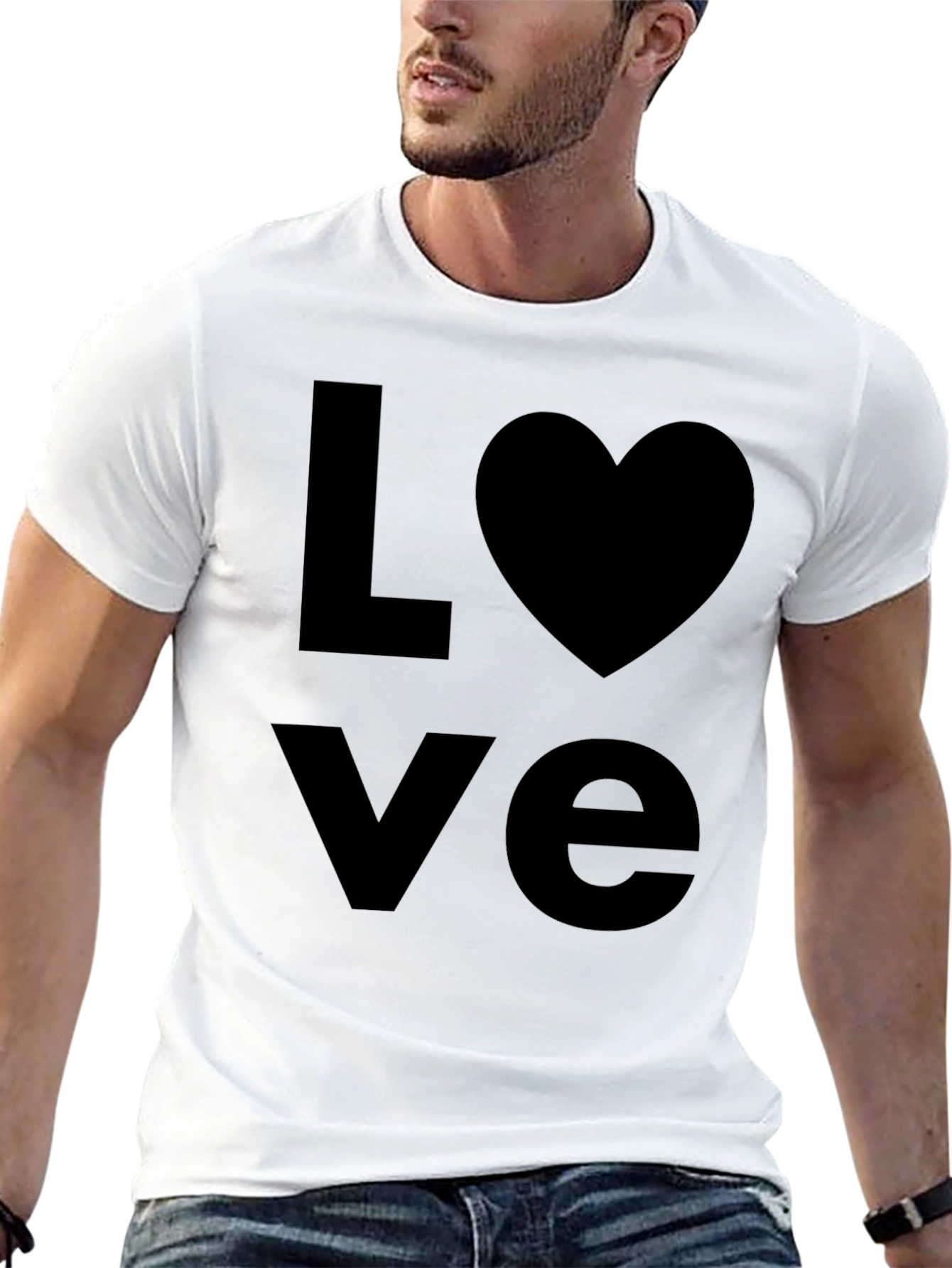 Love Graphic Black T-Shirt