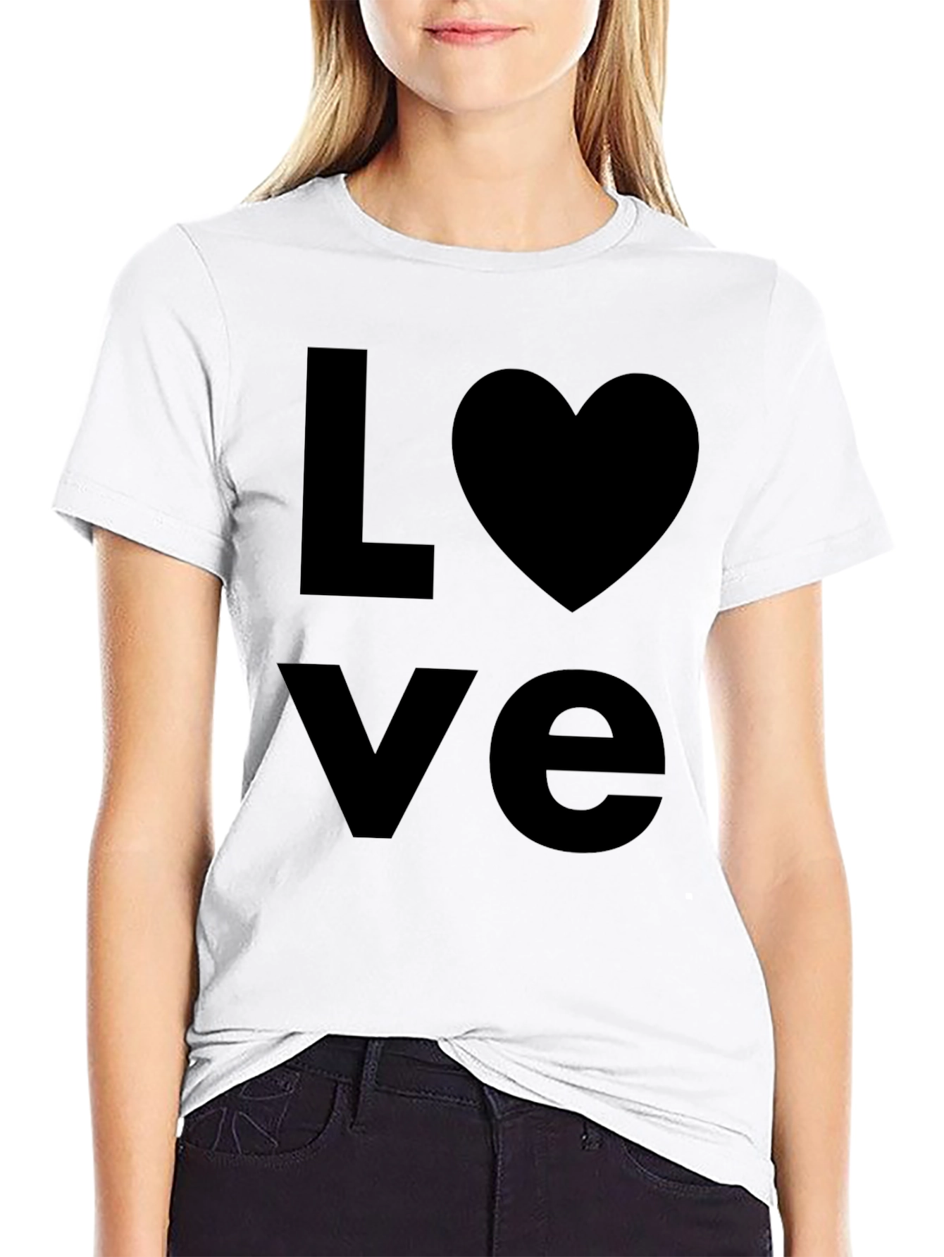 Love Graphic Black T-Shirt