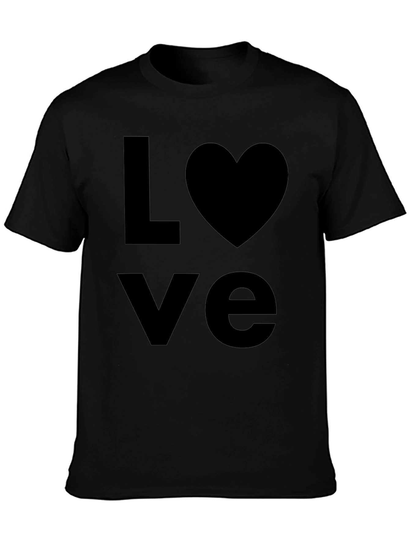 Love Graphic Black T-Shirt