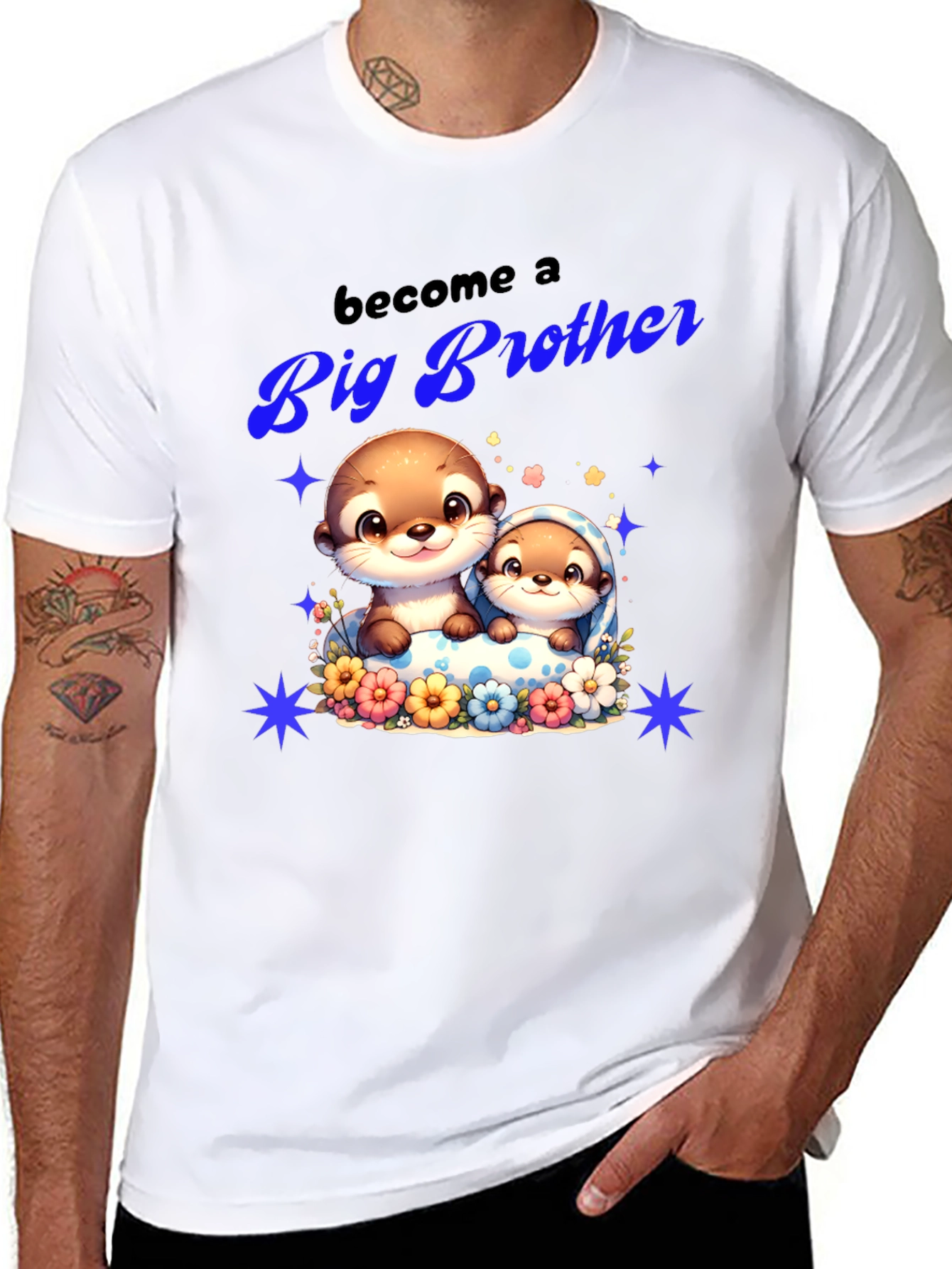 Become a Big Brother Otter T-Shirt