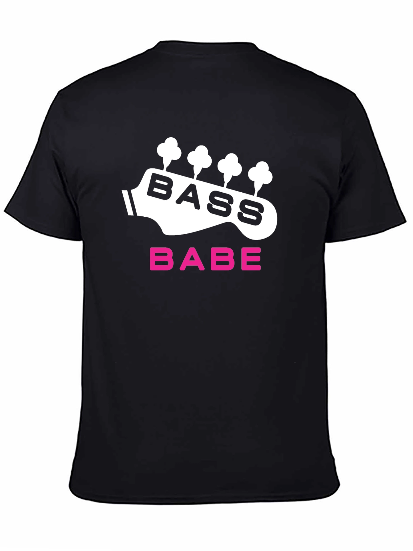 Bass Babe Black T-Shirt - Music Lovers Tee