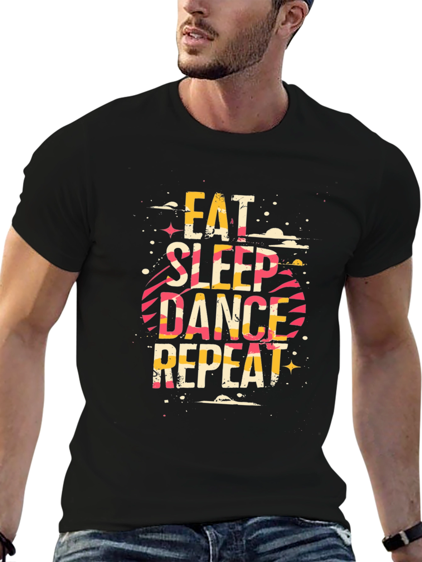 Eat Sleep Dance Repeat Graphic Tee