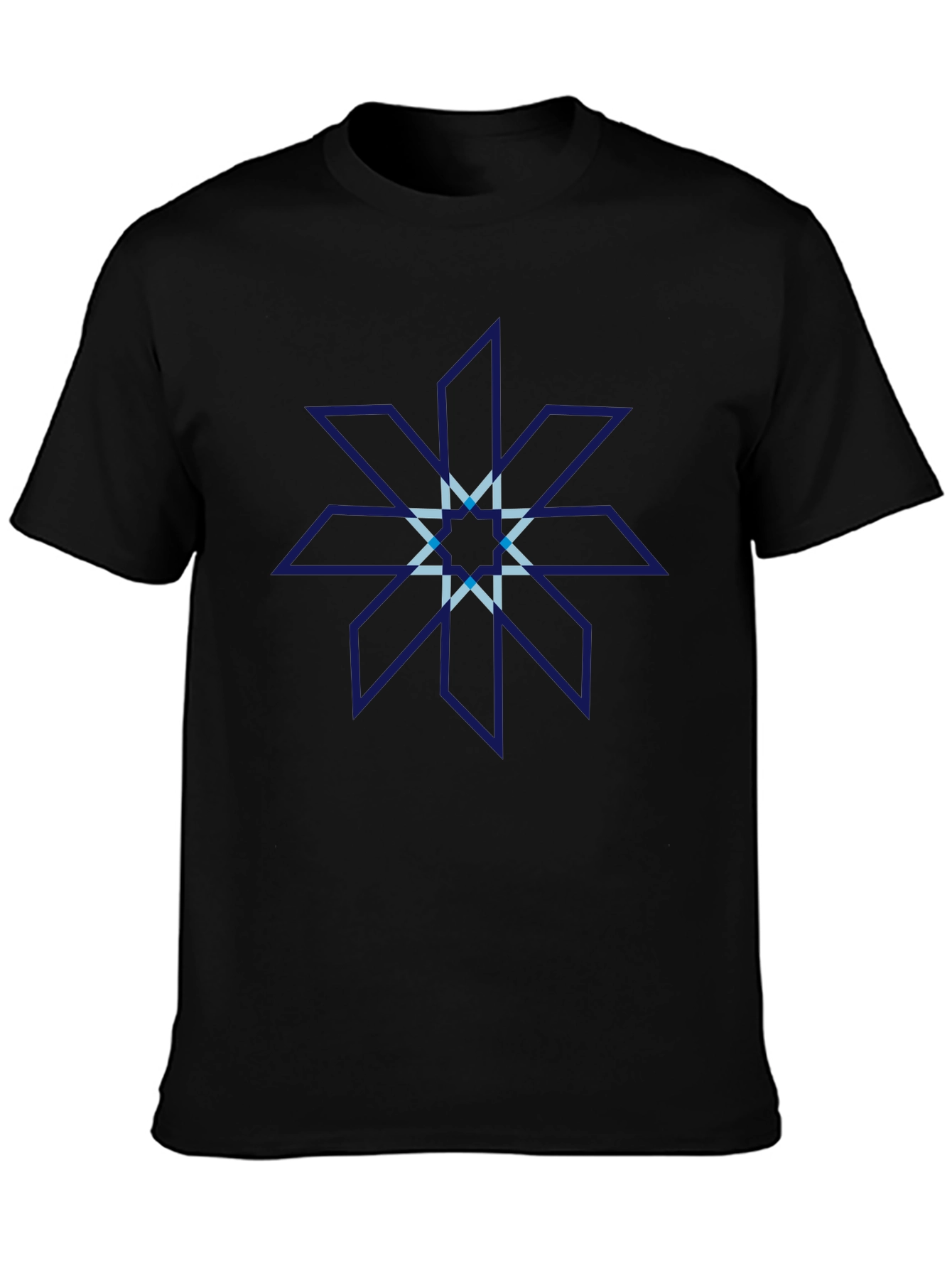 Geometric Starburst T-Shirt - Modern Graphic Tee