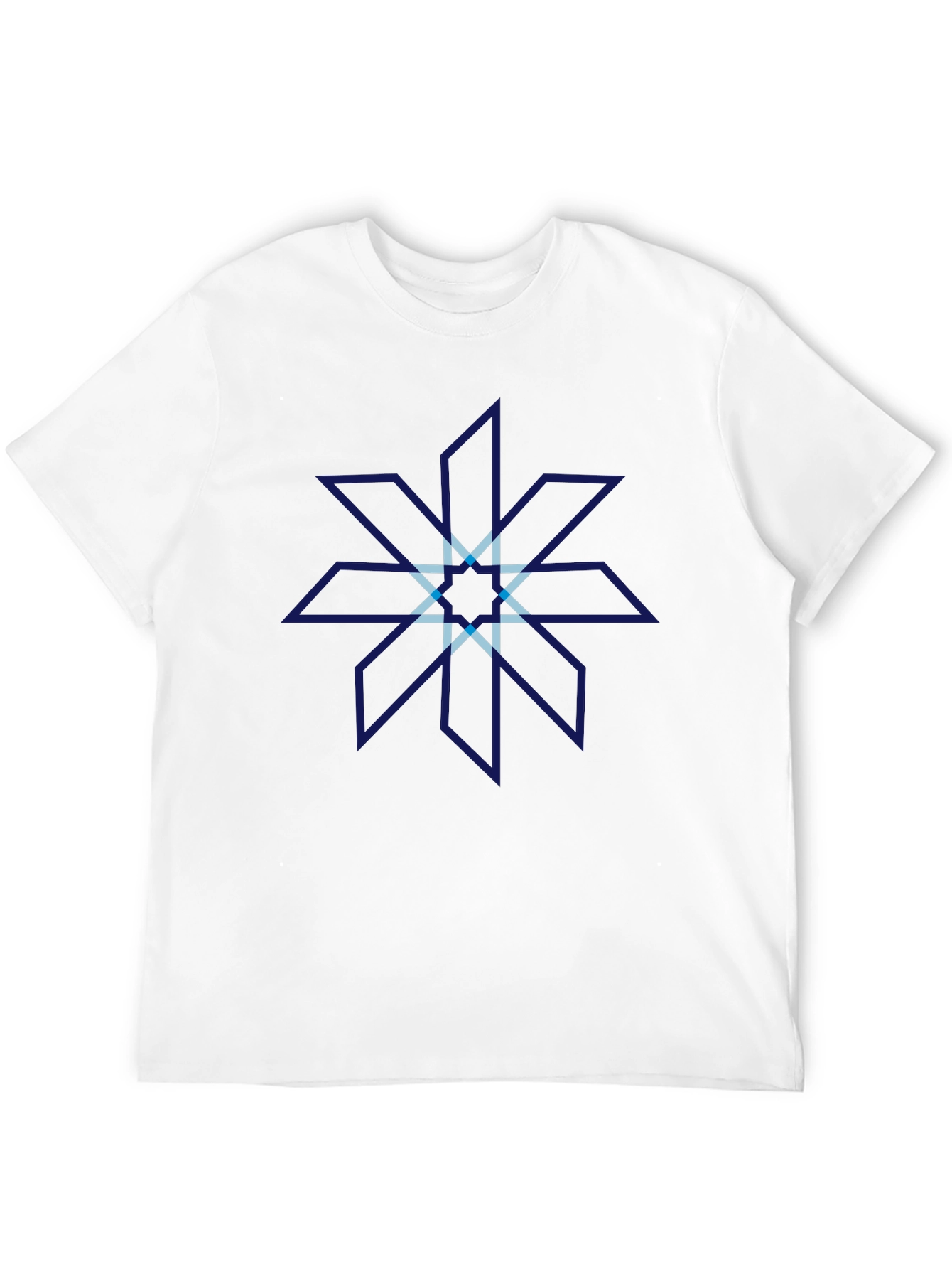 Geometric Starburst T-Shirt - Modern Graphic Tee