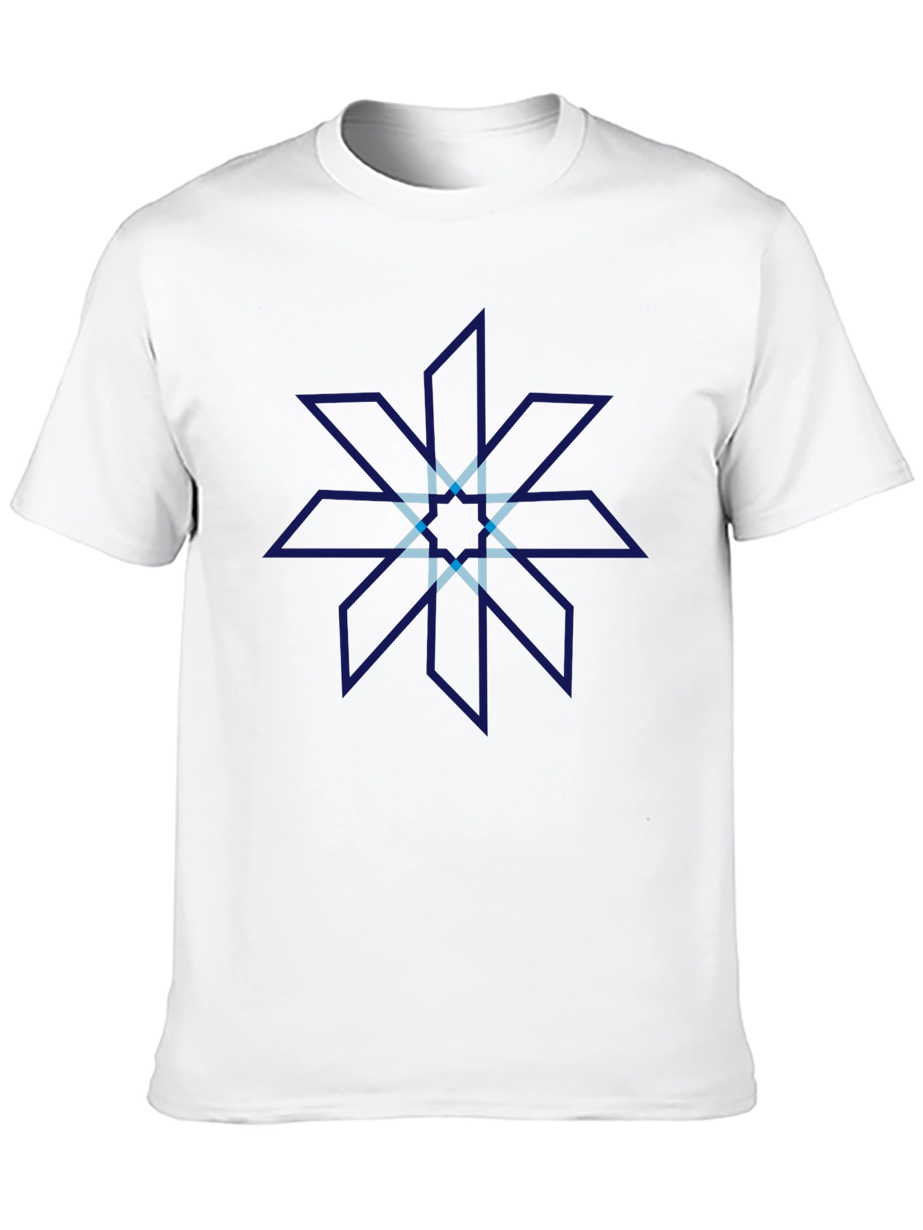 Geometric Starburst T-Shirt - Modern Graphic Tee