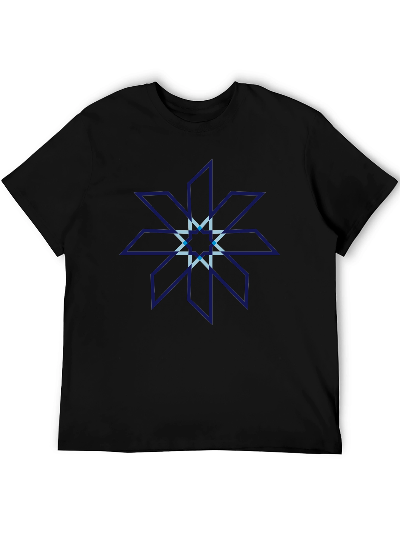 Geometric Starburst T-Shirt - Modern Graphic Tee