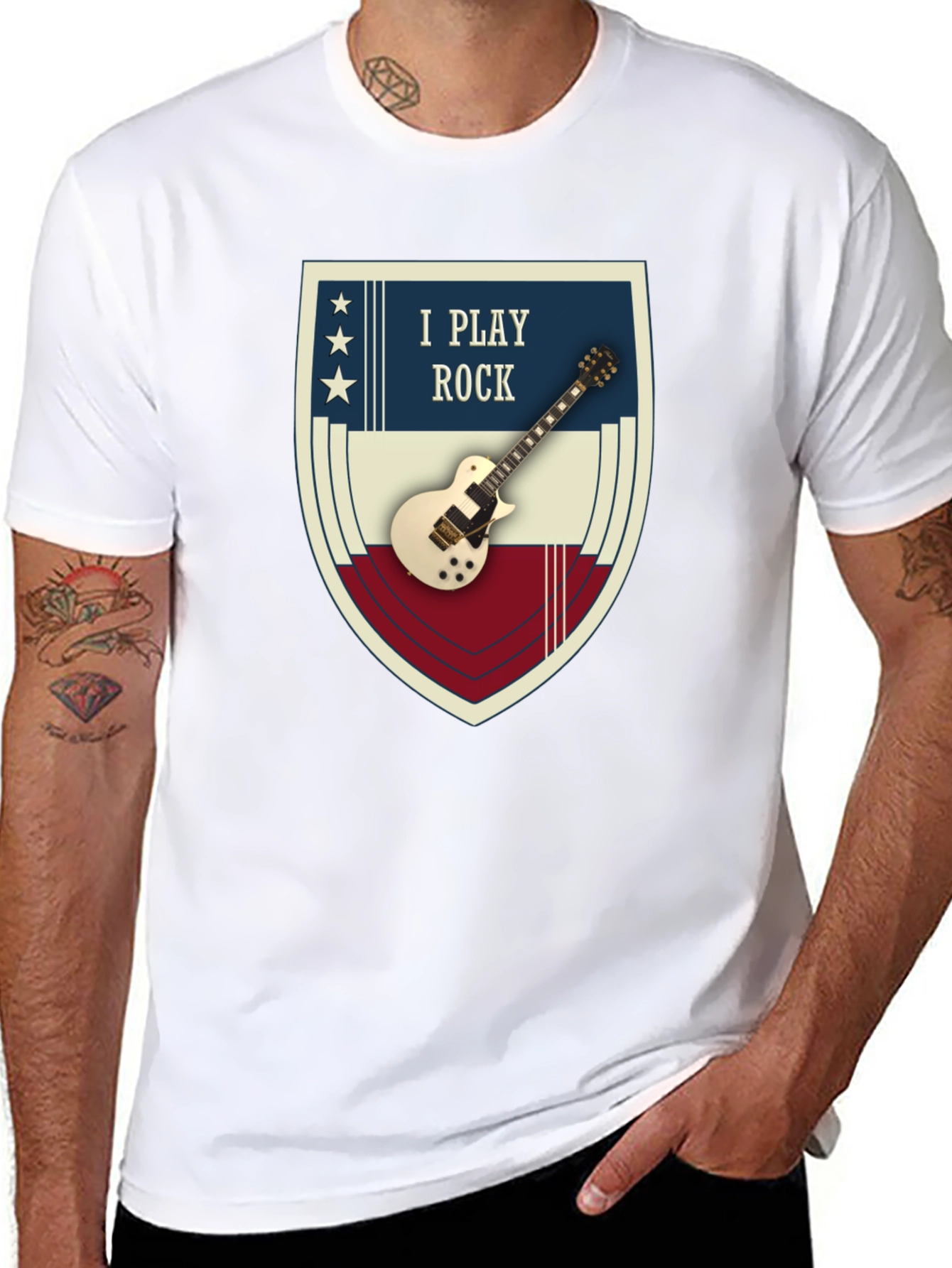 I Play Rock Guitar T-Shirt